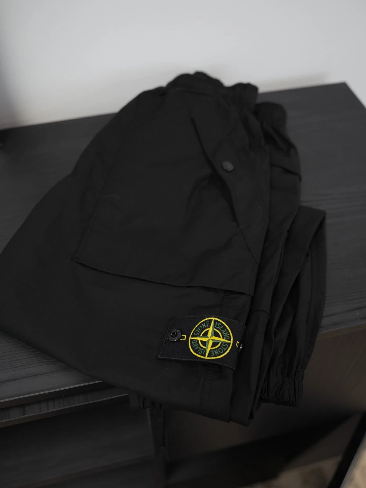 Item ID 8359 STONE1SLAND-SS25 Big pocket badge track pants “ All excipients customi