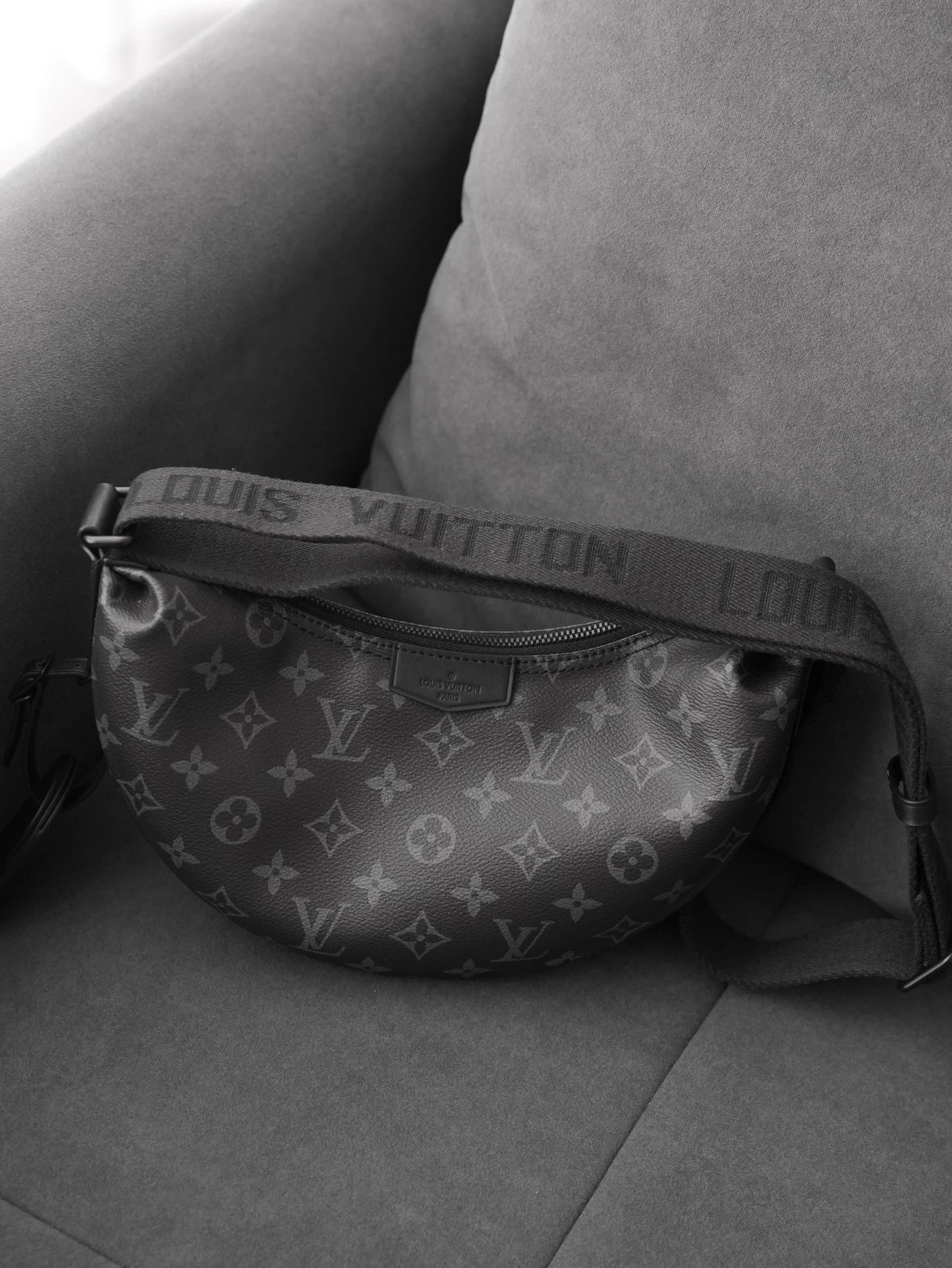 Item ID 8466 Darth Vader Moon Pack Bag-PM- Letter logo zip closure - coated canvas