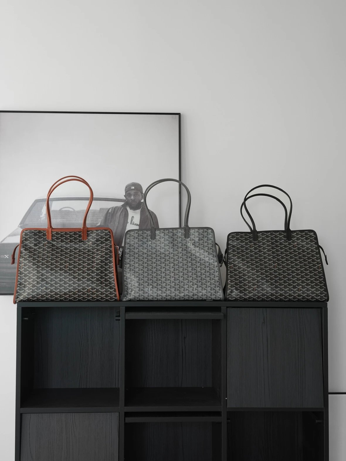 Item ID 8477 GOYARD“ Imported coated canvas ” Presbyopia full of prints - calfskin