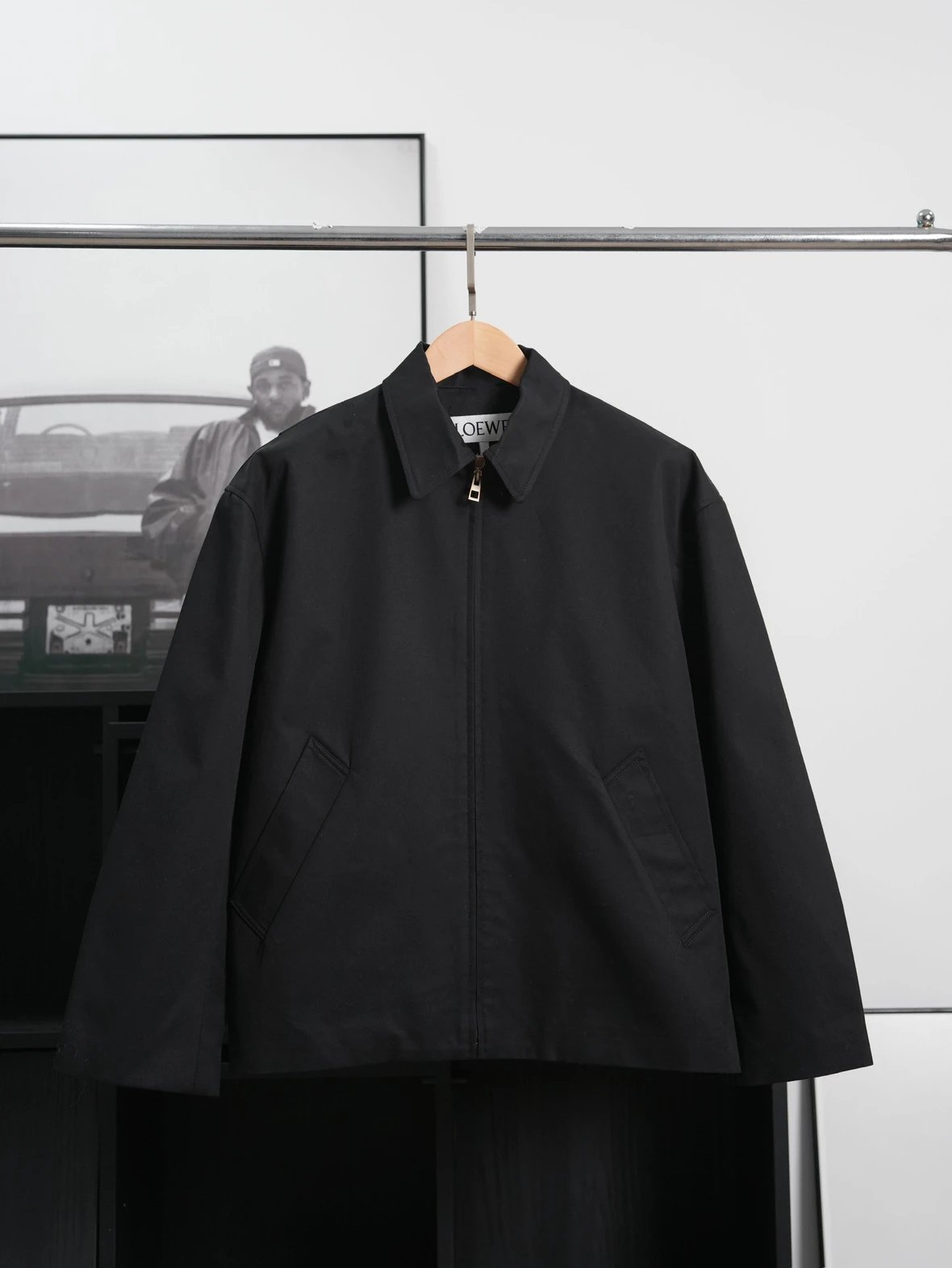 Item ID 8033 L0EWE-SS26-“ Imported leather ”“ Combed cotton twill ” Solid color