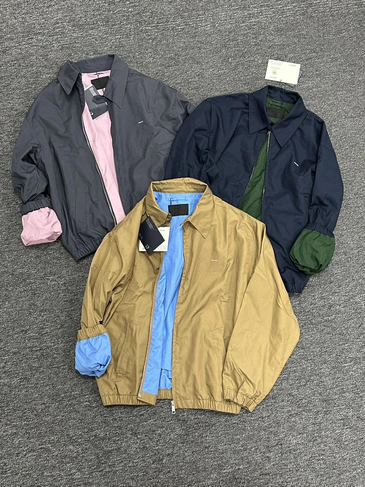 Item ID 8053 PRD-FW25- _Inner Dyeing_ Cotton Long Sleeve Zipper Shoulder Down Jacke