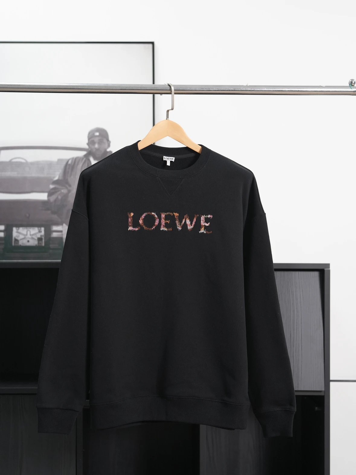 Item ID 8084 L0EWE- Colorful logo Hoodie “ Exclusive embroidery data ”SS25 Regular