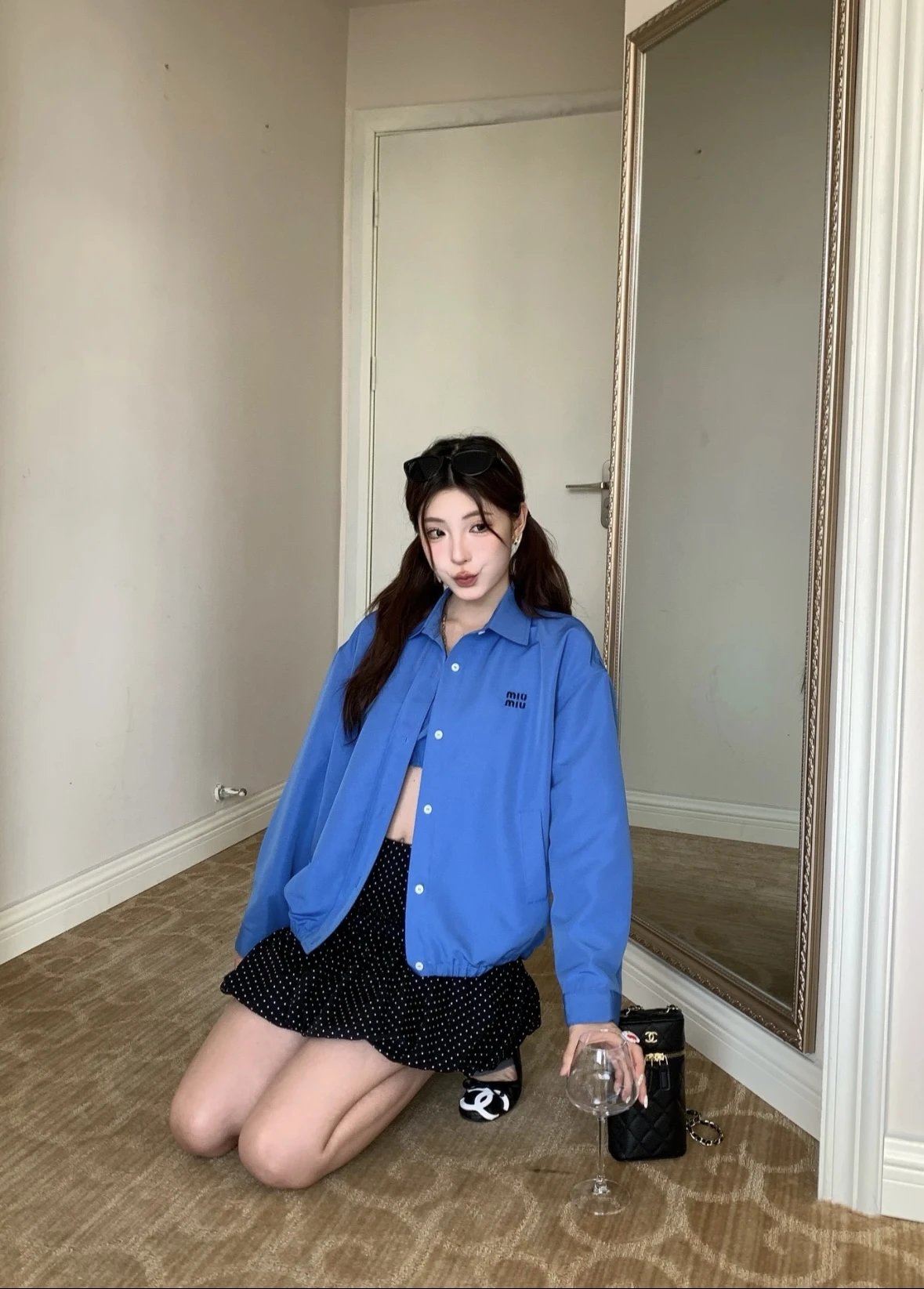 Item ID 8034 M1U-M1U Miu - SS25- _32 piece double stranded silk fabric_ summer coll