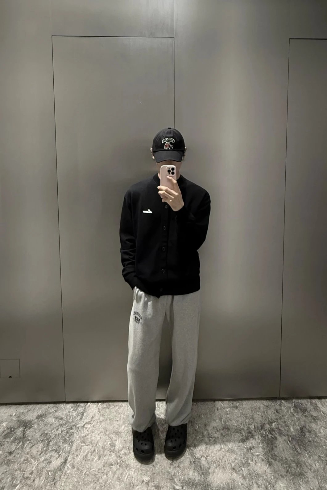 Item ID 8360 WE11DONE-“ Custom dyed gray fabric ” Early autumn college element loos