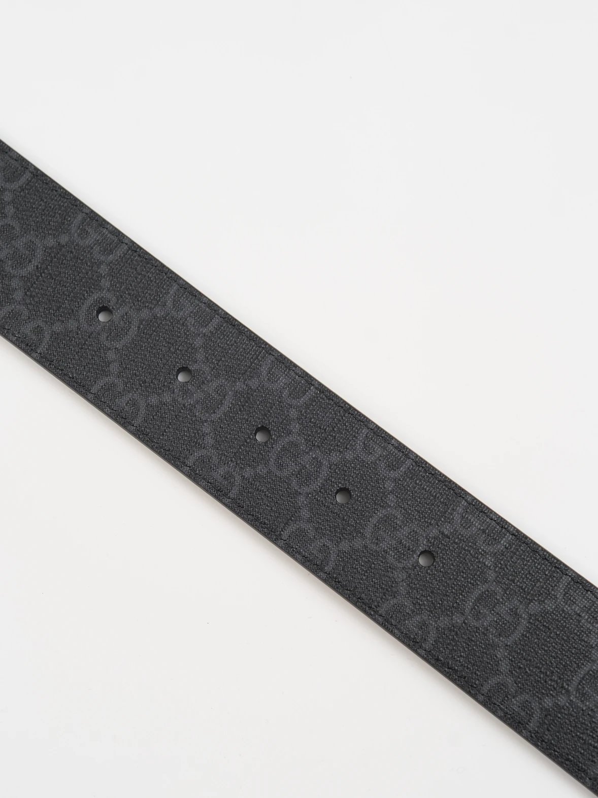 Item ID 8397 GUCC1 pair G“ High-end hardware ” Canvas leather belt with buckle - Me