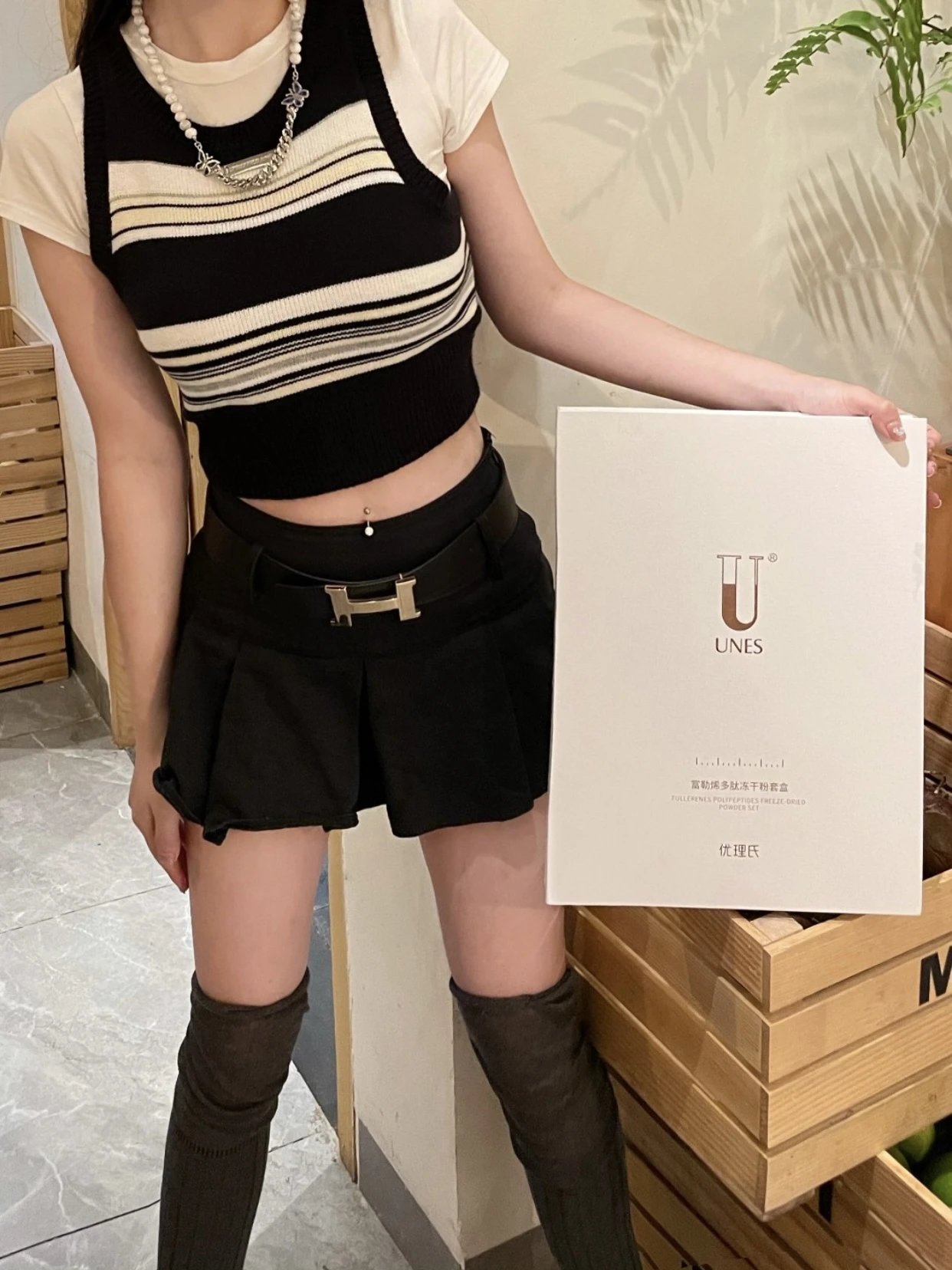 Item ID 8399 Hermes 3-2020ss - Classic H logo letter belt - Double sided calf leath