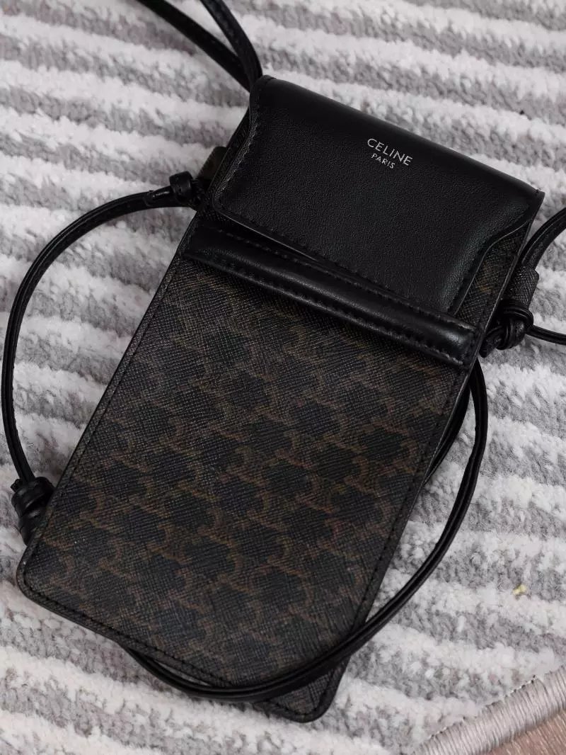 Item ID 8454 Celine-2022s-Celin-mini phone bag - Triumphal Arch printed vintage pho