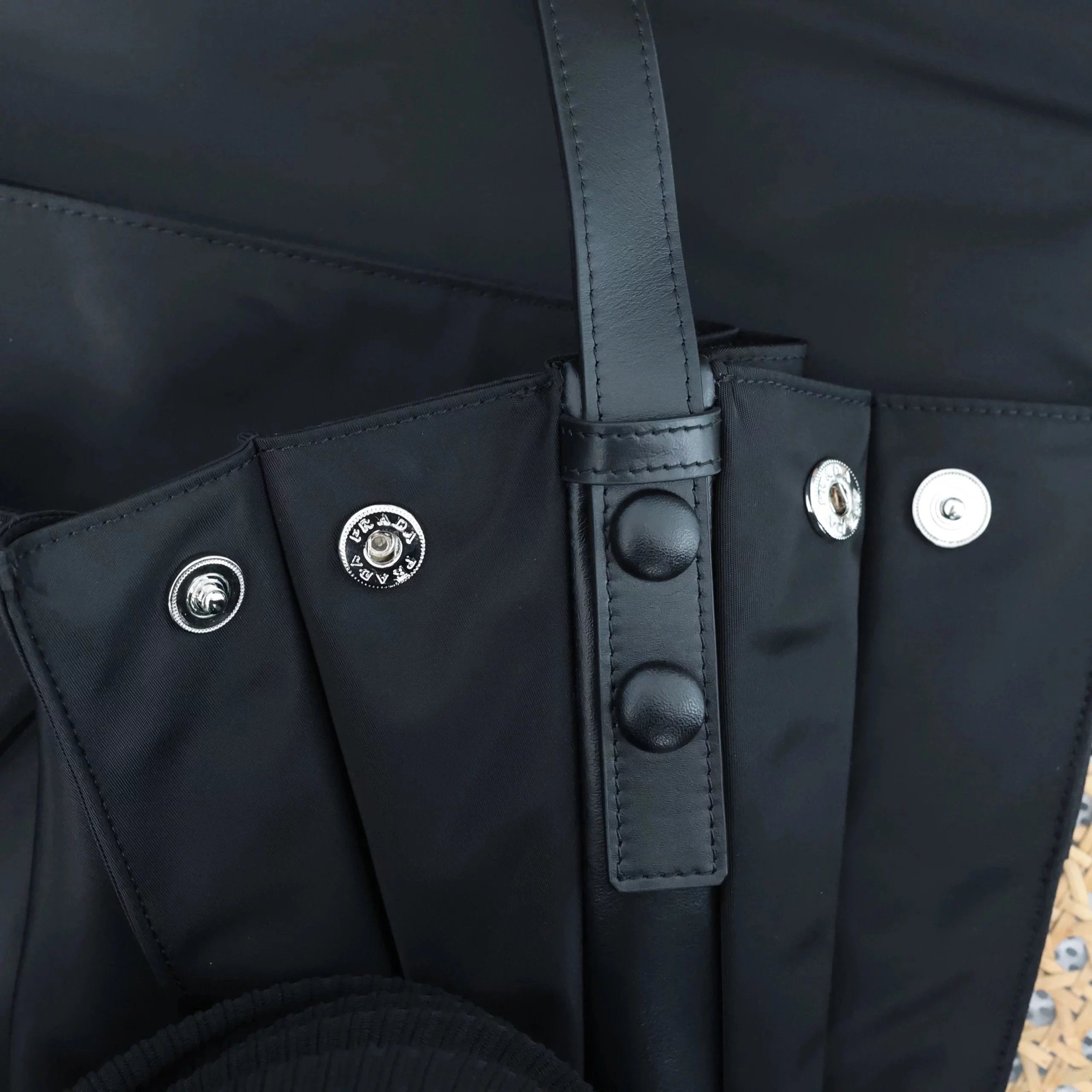 Item ID 8505 Prad invite collaboration - Retro flip bag, nylon bag, large briefcase