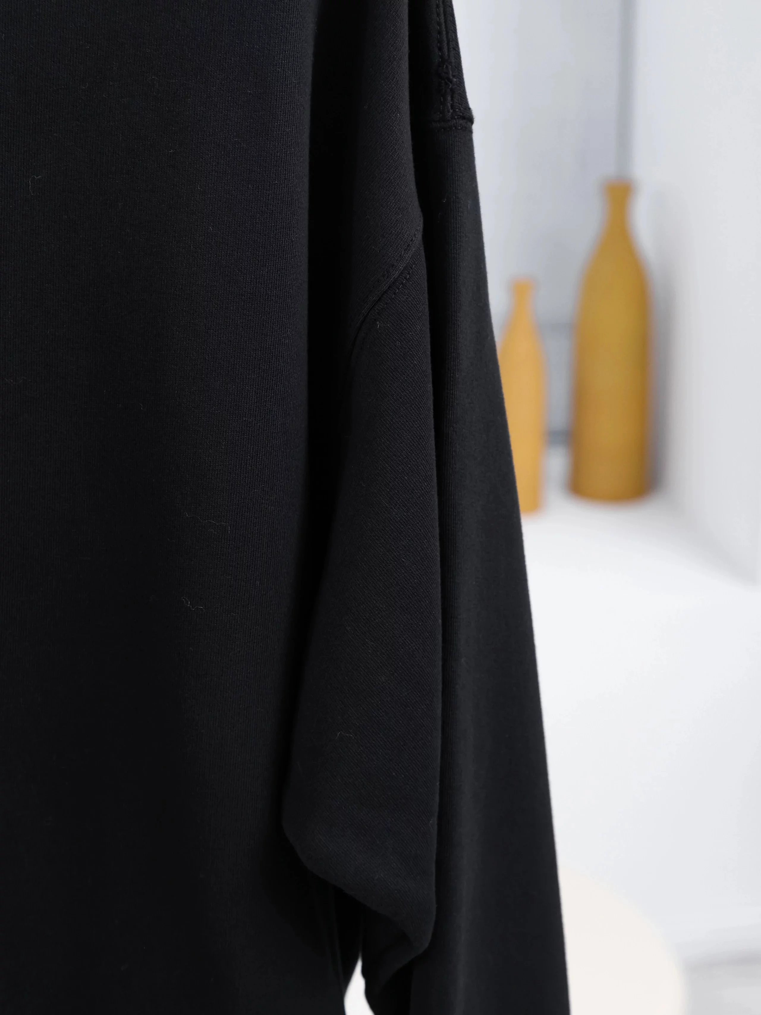 Item ID 8073 Balenci@ga- Paris -2023ss- Back neck lettering logo- crew neck sweatsh