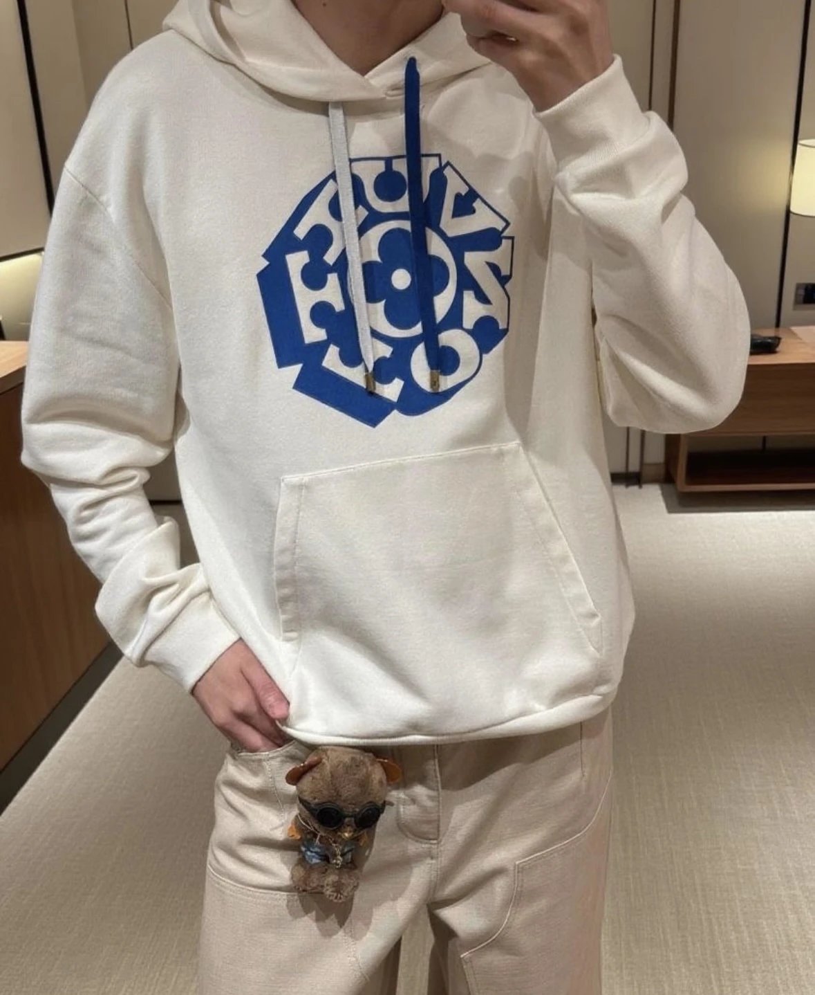 Item ID 8150 Nigo Joint model “ Film version ”FW25 letter print sweatshirt - Off-wh