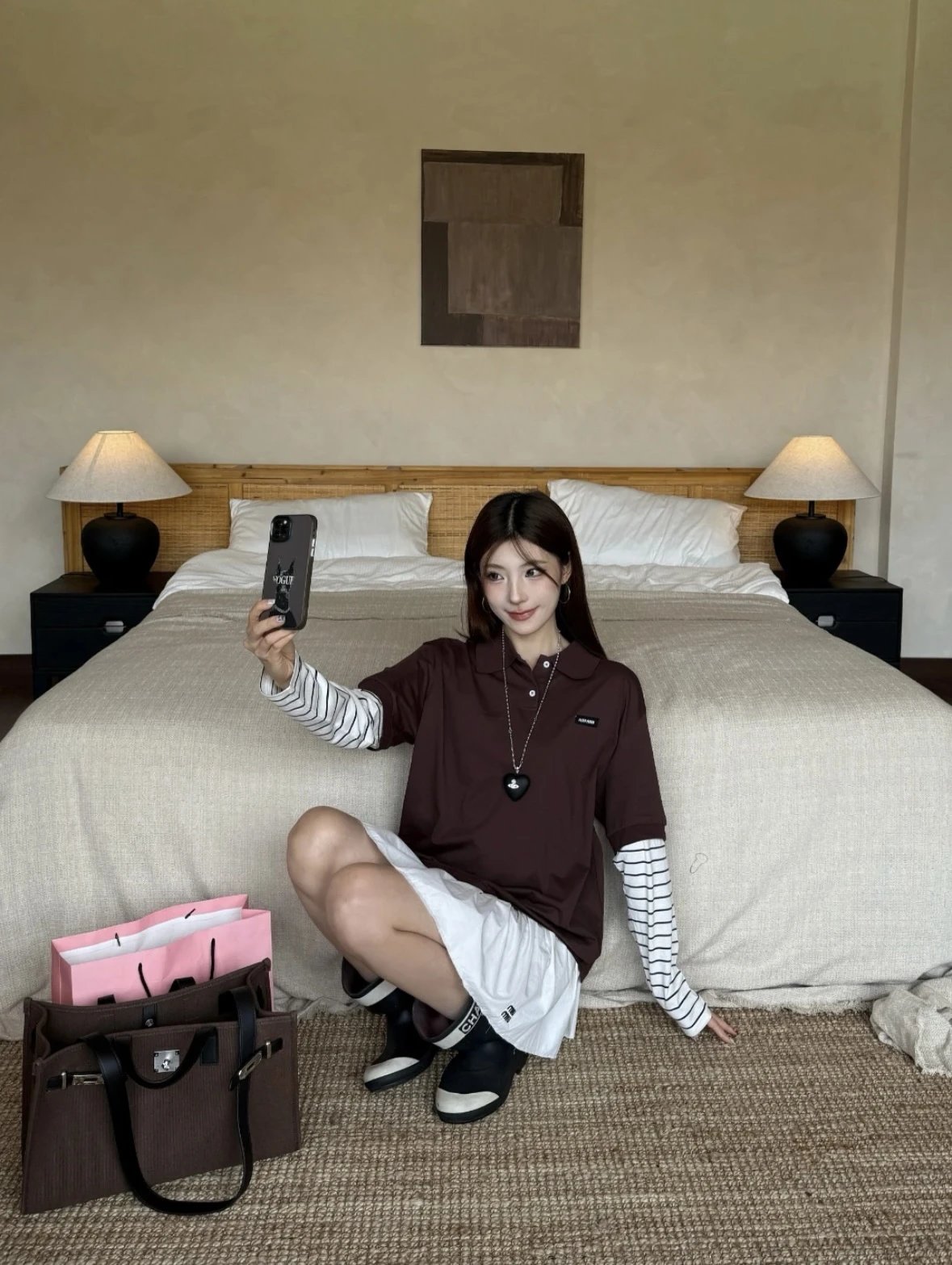 Item ID 8184 M1U-M1U Miu Miu long sleeves “60 Double combed cotton ” Relaxed fit Po