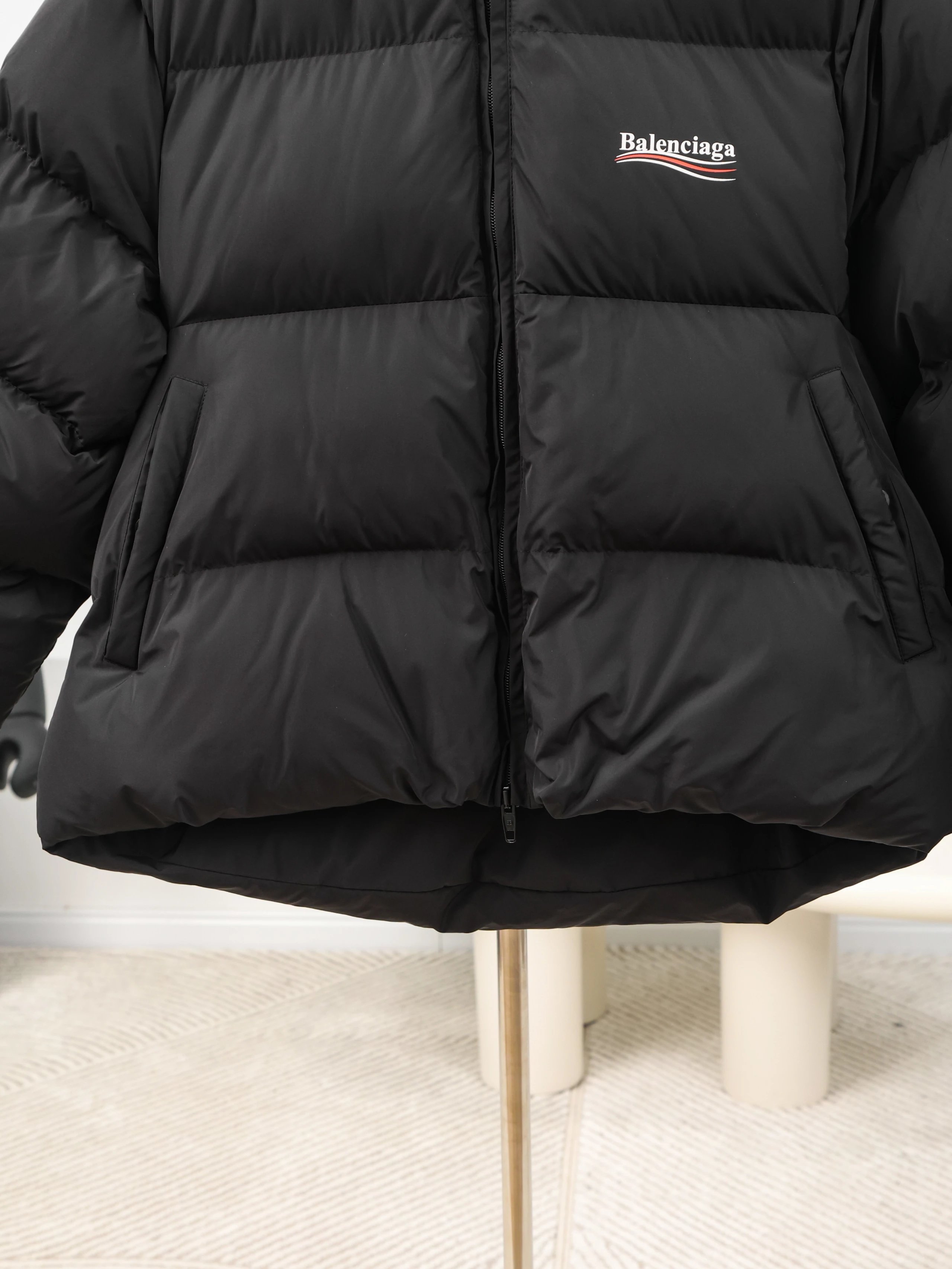 Item ID 8103 Balenci@ga- Paris - Cola Wave Series - Down Cotton Jacket - Vest - Dow