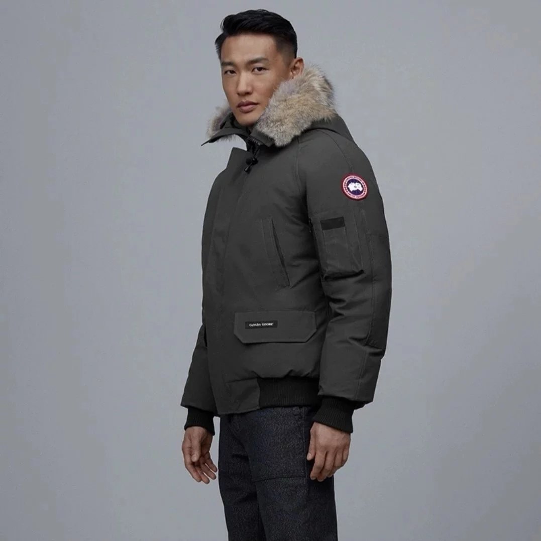 Item ID 8115 Goose brand -01 Expedition short down jacket -( Original wolf hair - F