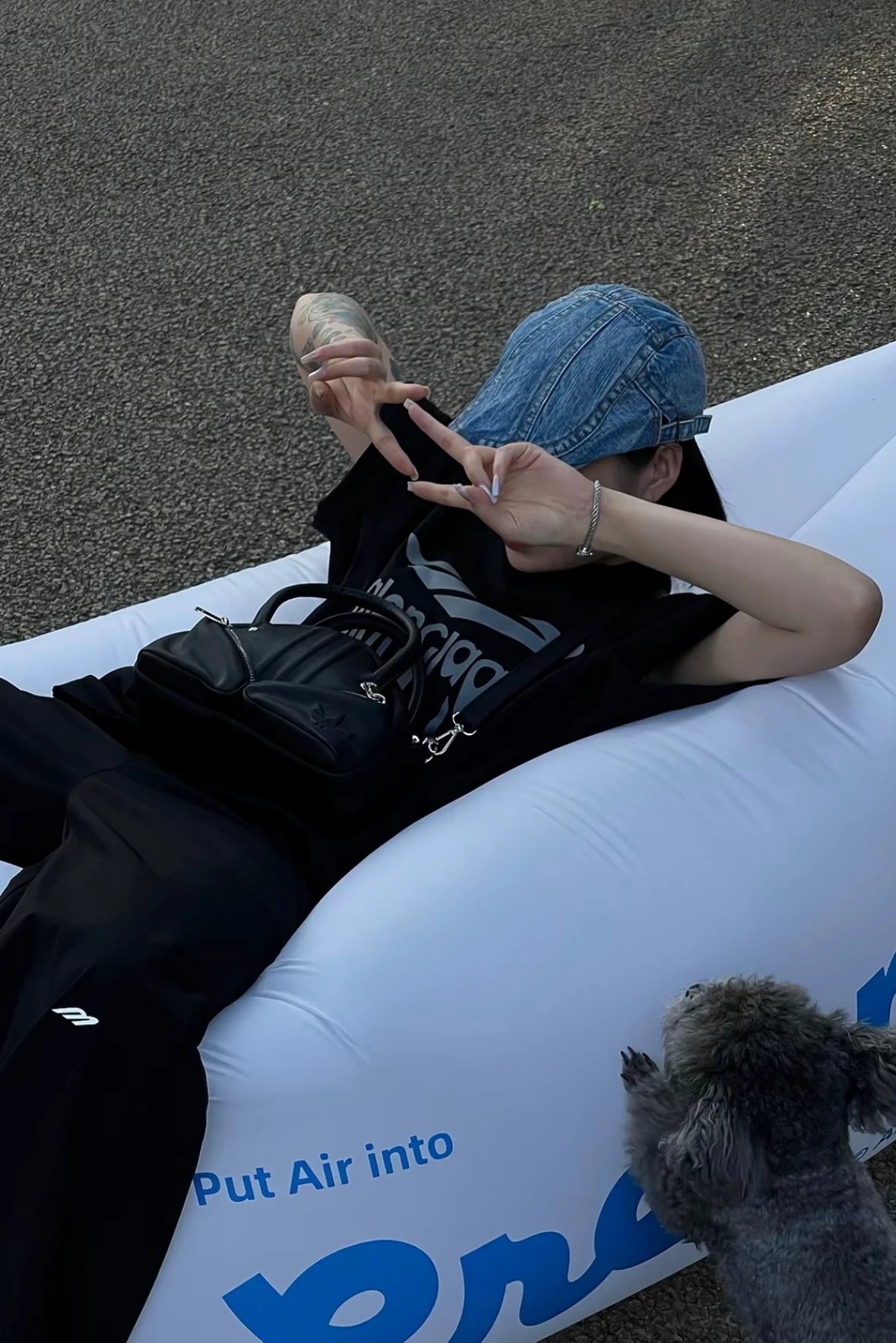 Item ID 8329 Paris 3M ruined short sleeves -“ Imported glue materials ” Oversized c