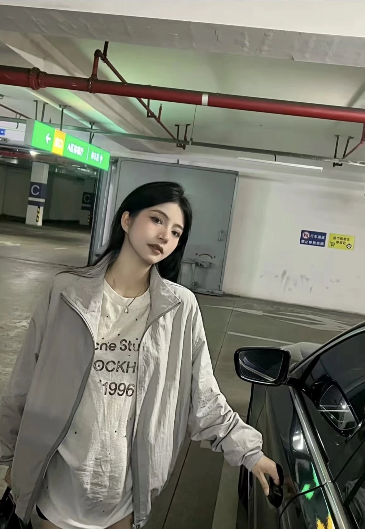 Item ID 8007 Acne Studios-SS25-1996 series back logo casual jacket _3D embroidery_