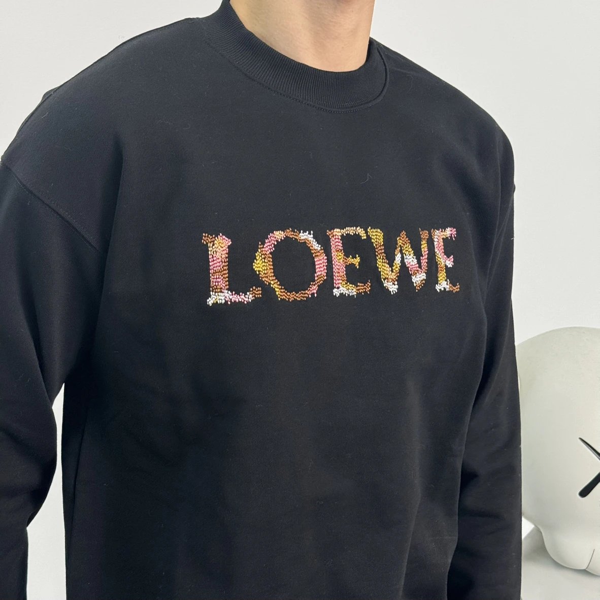 Item ID 8084 L0EWE- Colorful logo Hoodie “ Exclusive embroidery data ”SS25 Regular