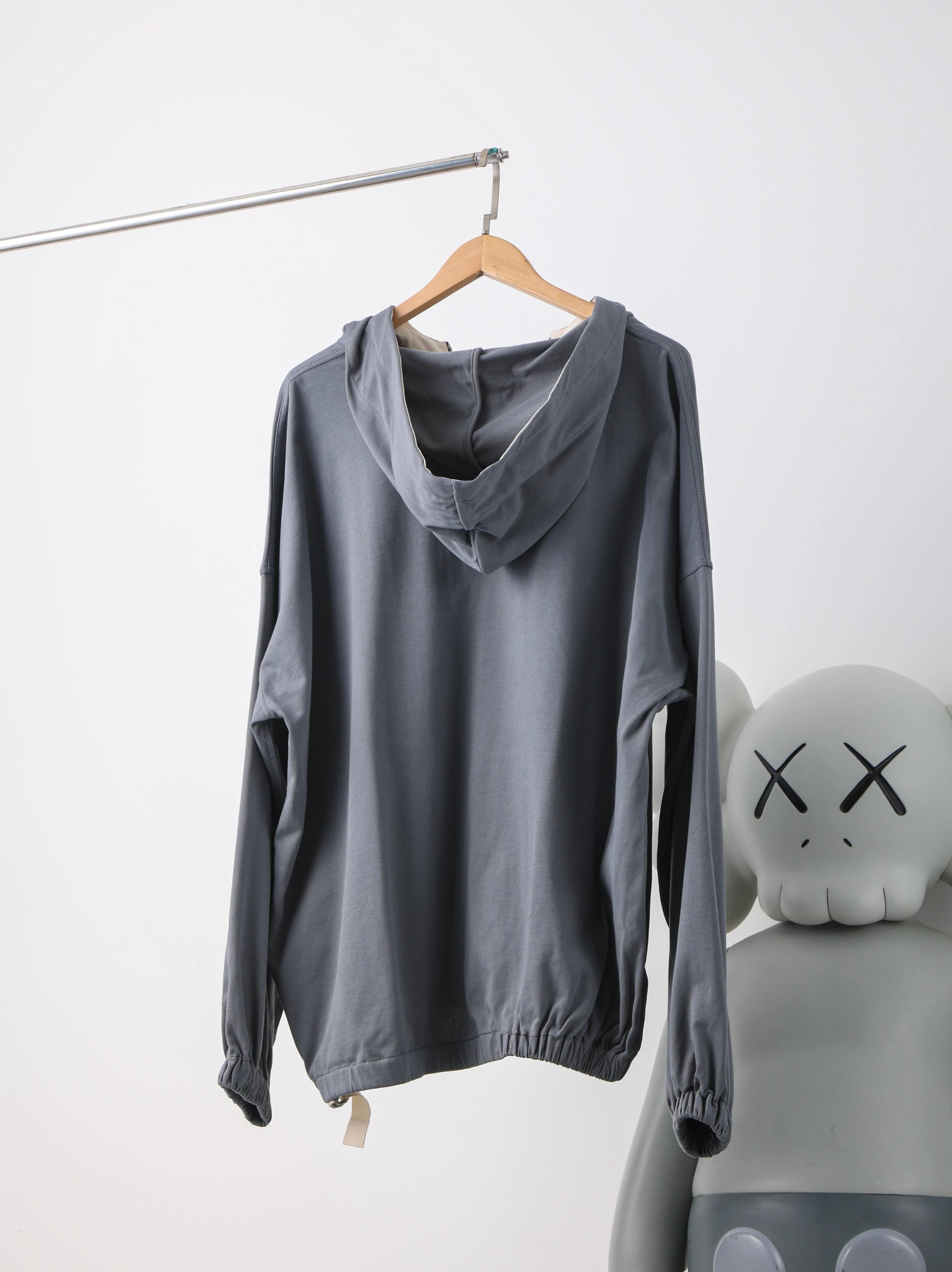 Item ID 8028 Jil-S@nder- gilsanda -2024ss- Half-zip web hoodie -Oversize Version