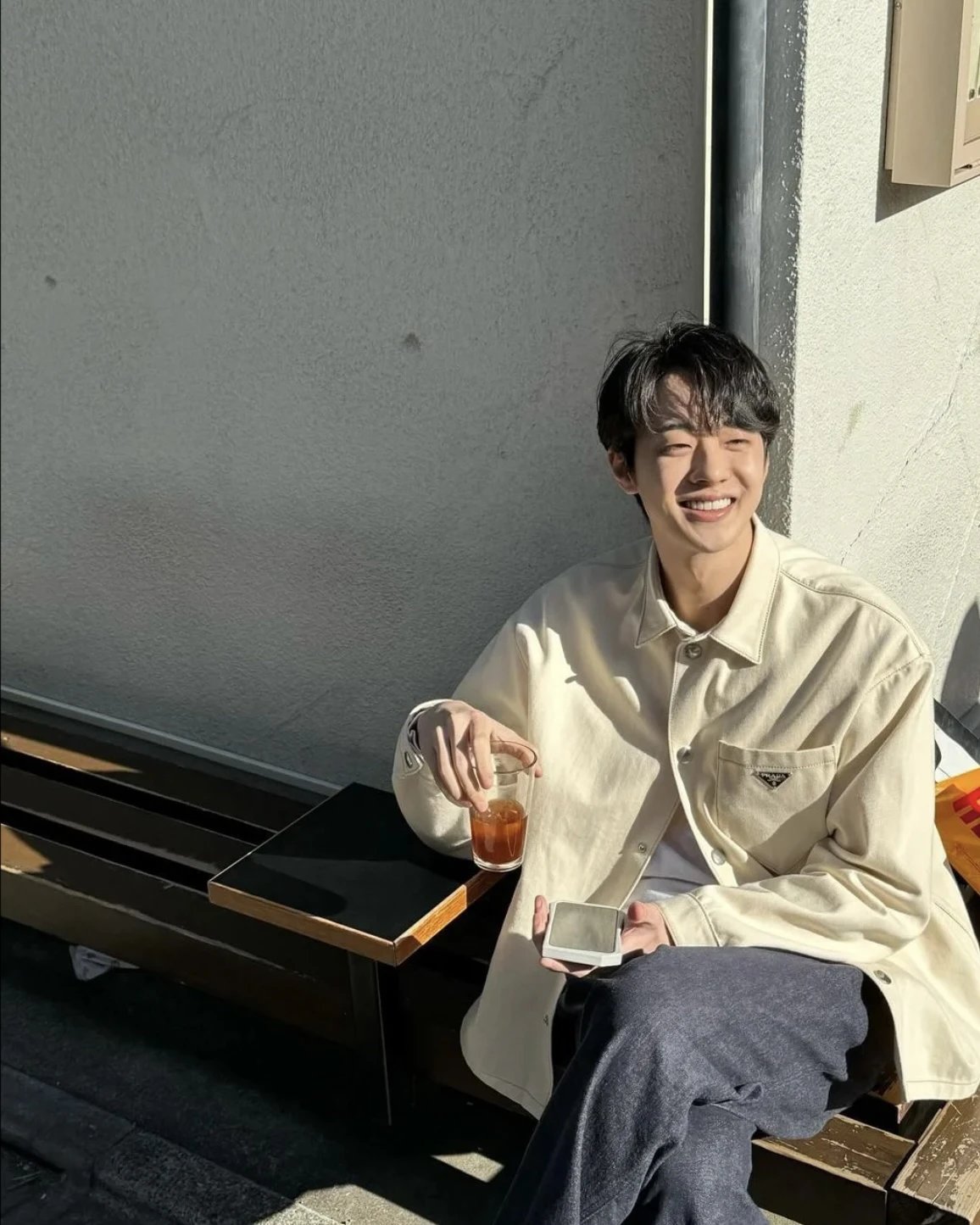 Item ID 8222 PRD - Dirty Stained Used Jacket _High Ding Triangle_ Solid Color Singl