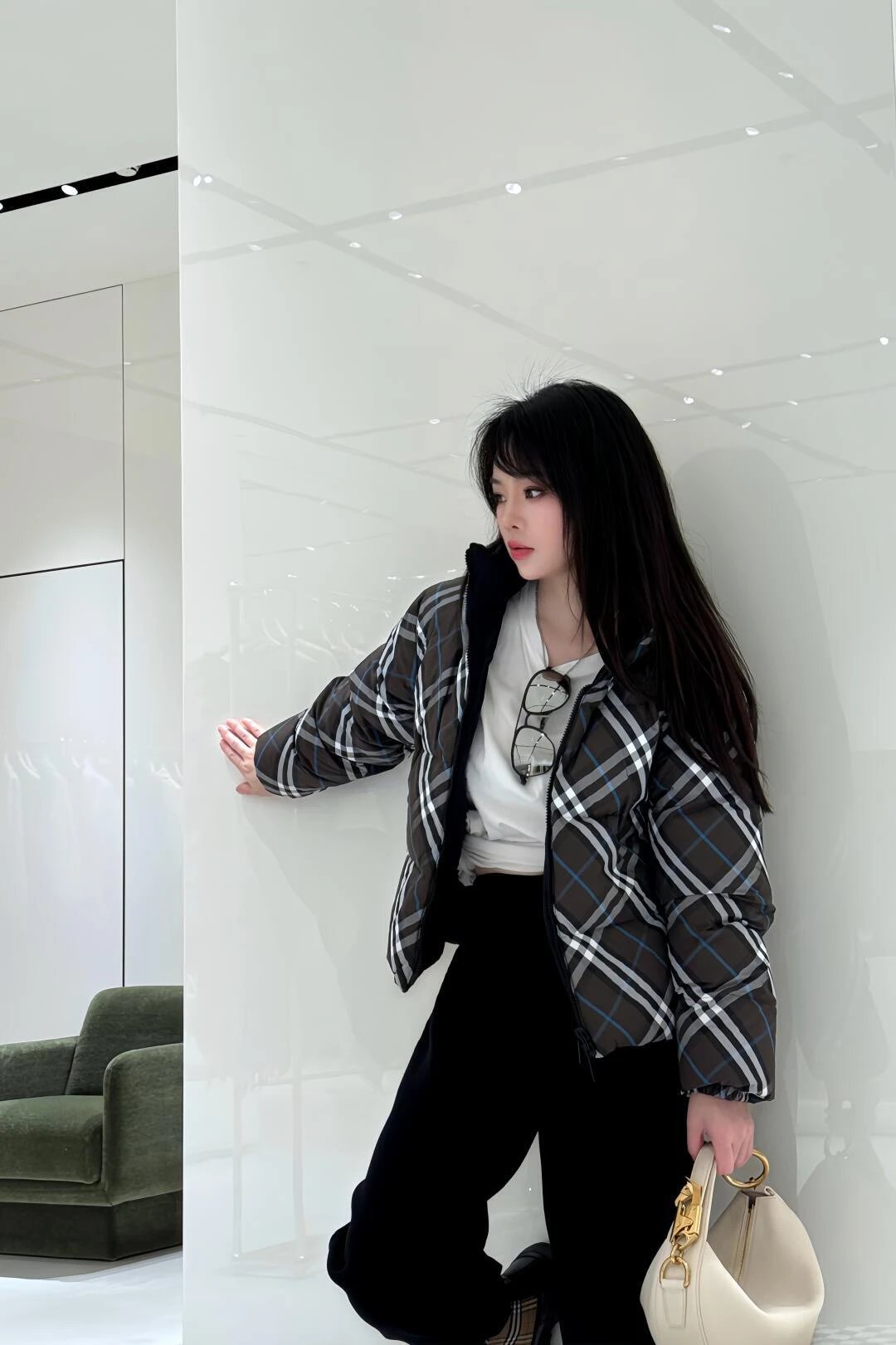 Item ID 8107 Burberr%-BBR-2024ss- Twill series - Reversible down jacket - Double-si