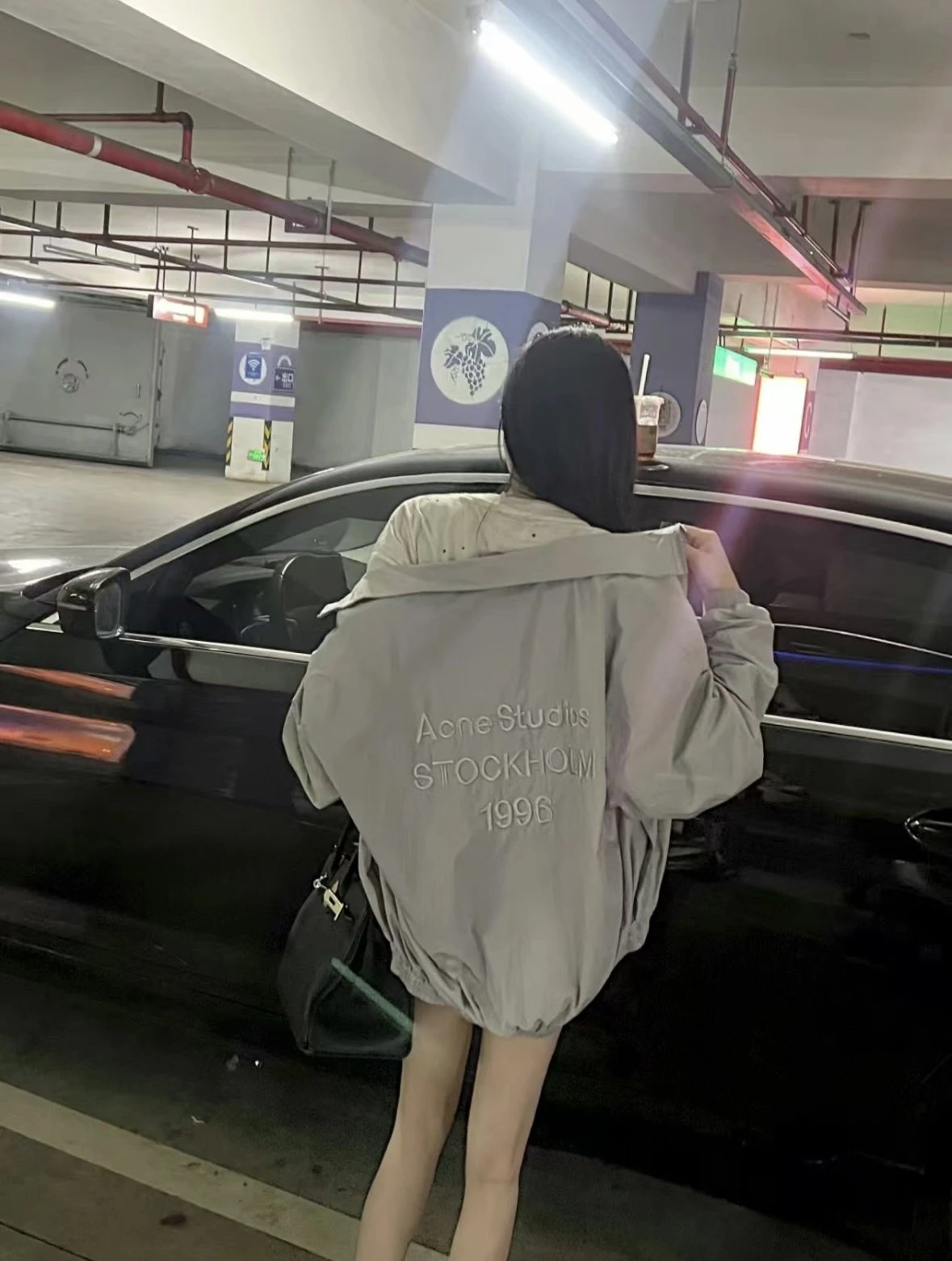 Item ID 8007 Acne Studios-SS25-1996 series back logo casual jacket _3D embroidery_