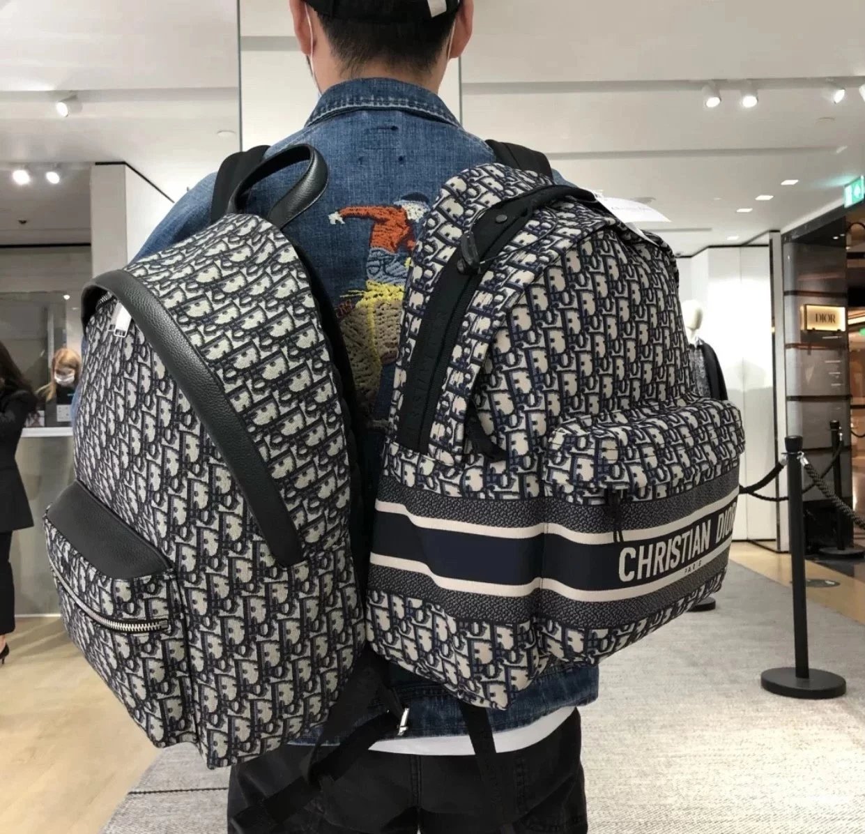 Item ID 8469 Dio-D Home Old Flower Jacquard Full Print Knitted Logo - Old Flower Ca