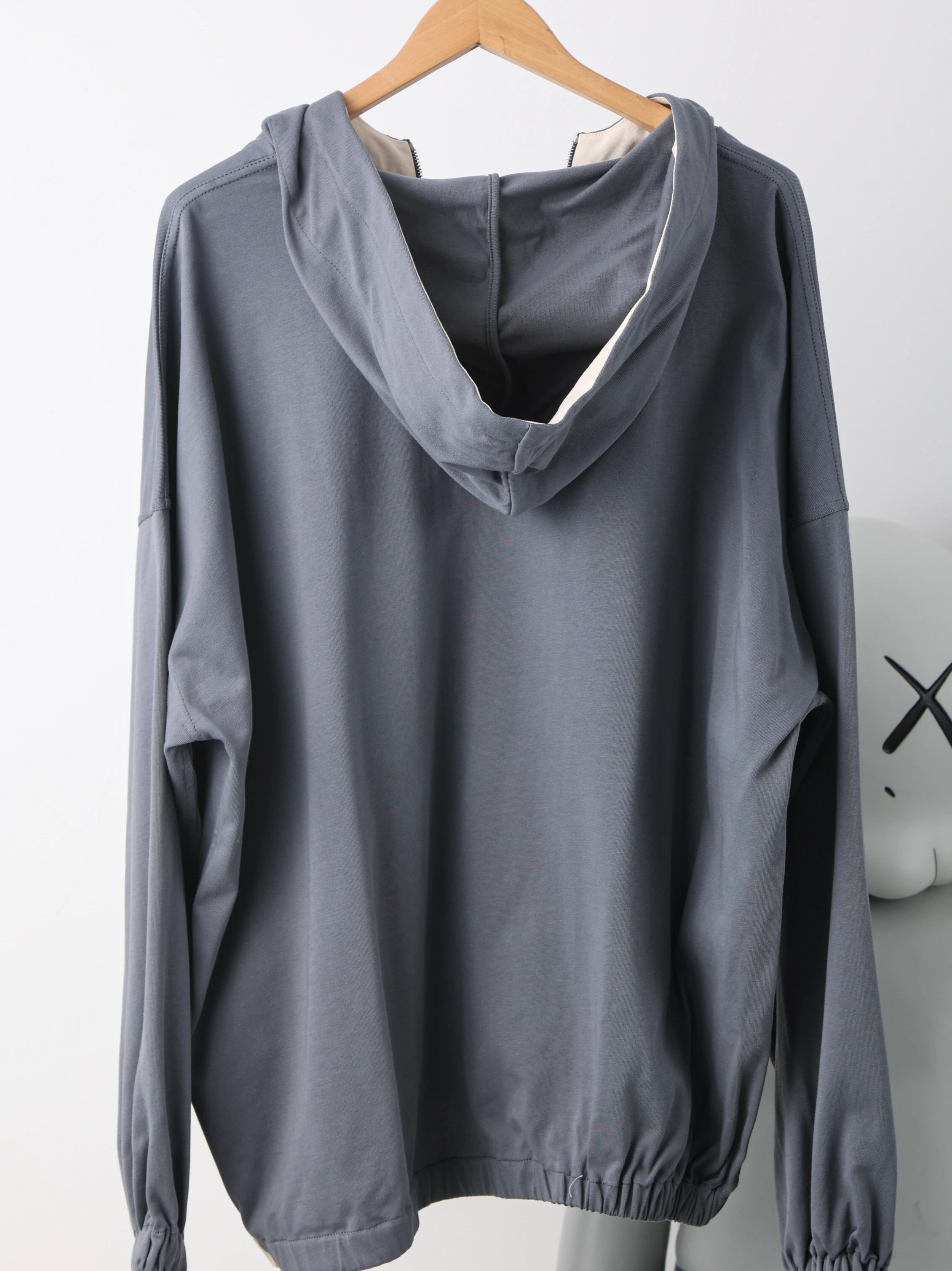 Item ID 8028 Jil-S@nder- gilsanda -2024ss- Half-zip web hoodie -Oversize Version