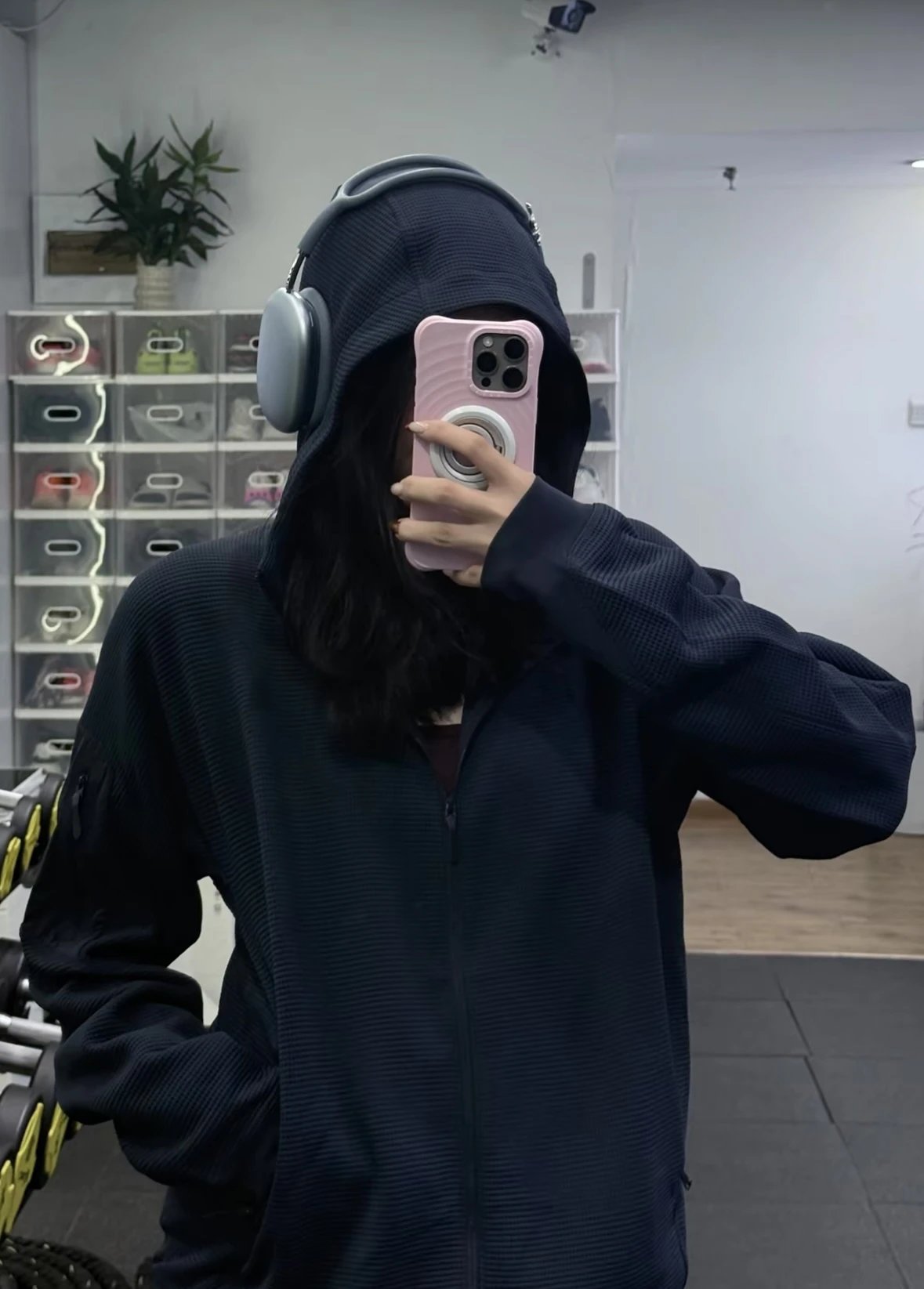 Item ID 8051 Olera- Two colors - waffle embroidery logo Windproof, breathable, warm