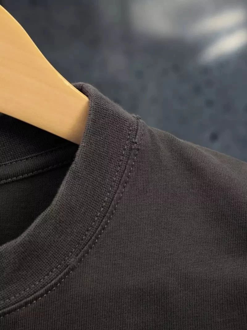 Item ID 8291 Balenciag-2022fw - Wave Cola Short Sleeve - Dark Brown - Damaged Proce