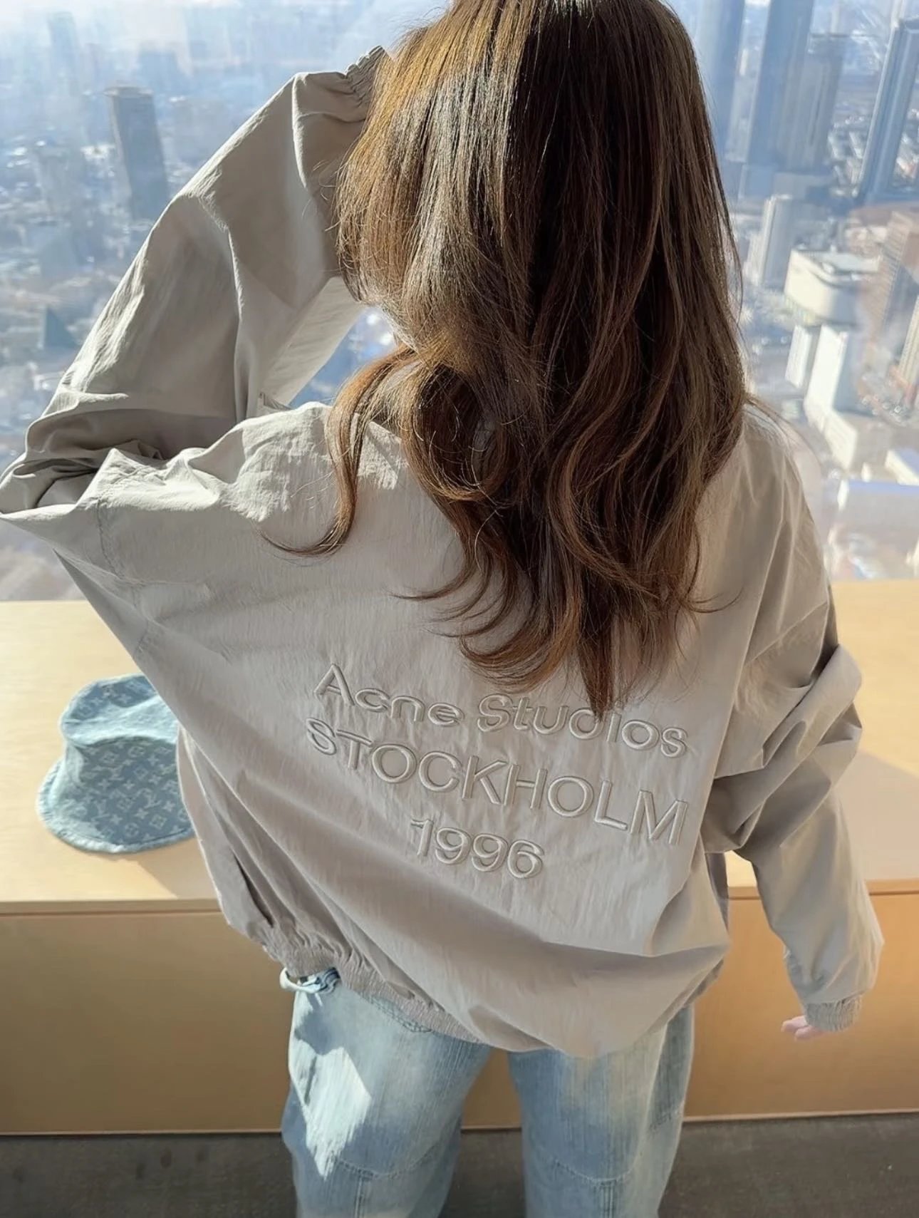 Item ID 8007 Acne Studios-SS25-1996 series back logo casual jacket _3D embroidery_