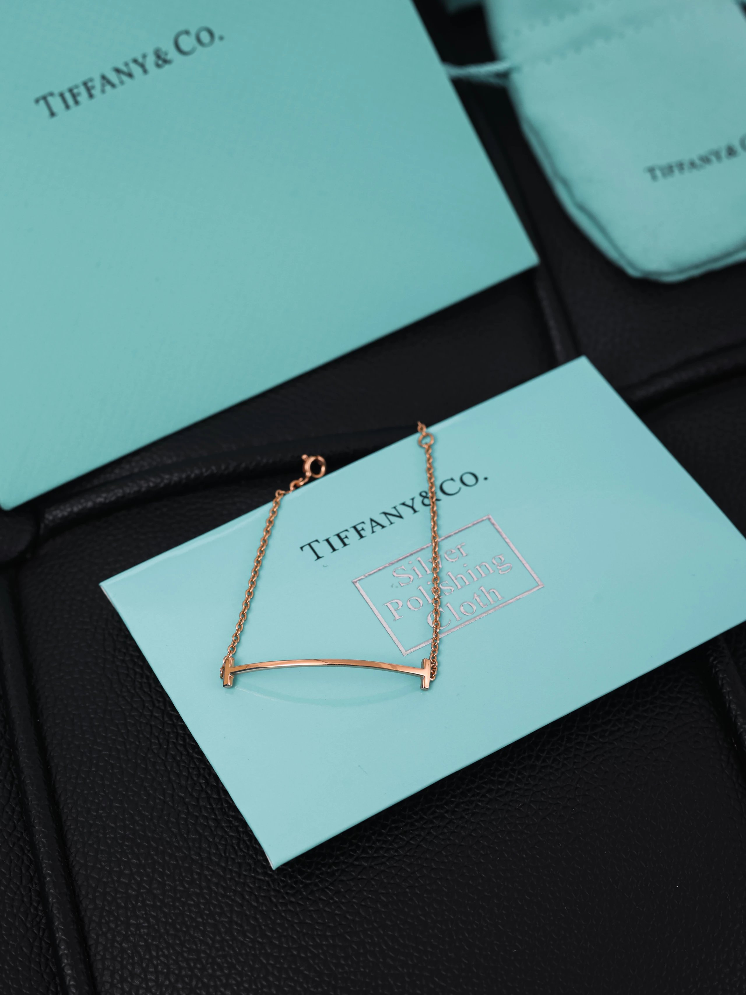 Item ID 8384 Tiff@ny- Tiffany - Classic -Smile smiley face bracelet （ plating 18K g