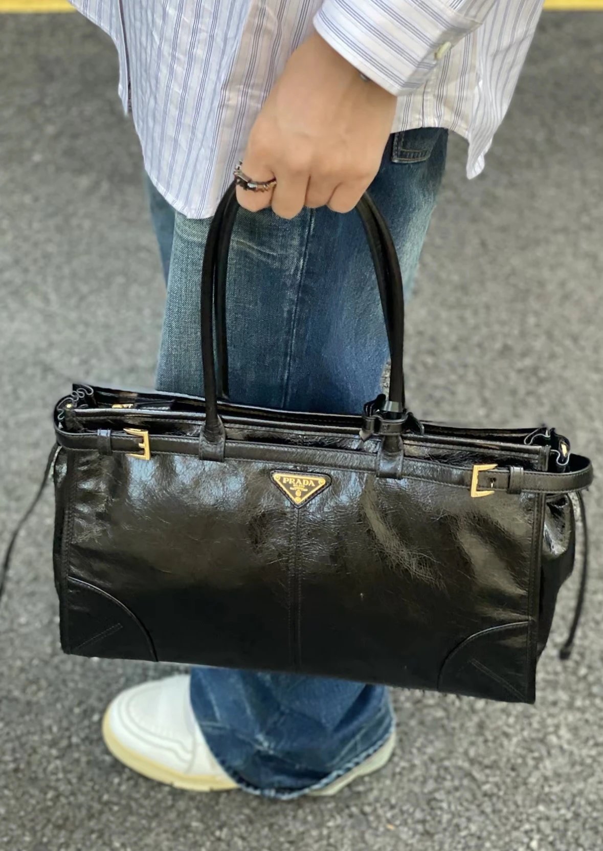 Item ID 8419 -Bonnie soft lux series _Imported Oil Wax Calf Leather_ - Removable an