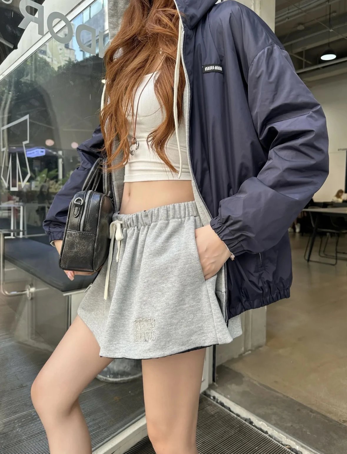 Item ID 8036 M1UM1U Double sided Wear - _High Density Waterproof Inner_ Miu Miu Ath