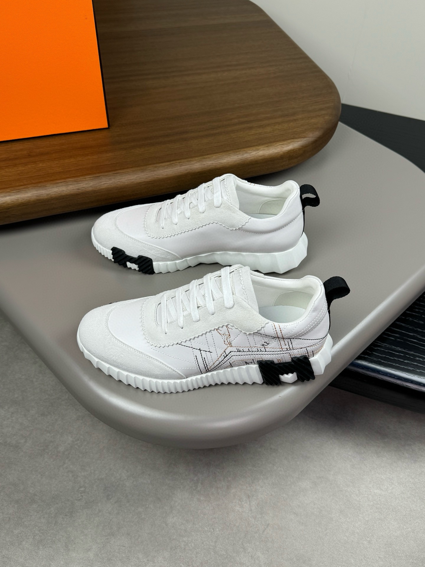 爱马仕反绒皮鞋4色