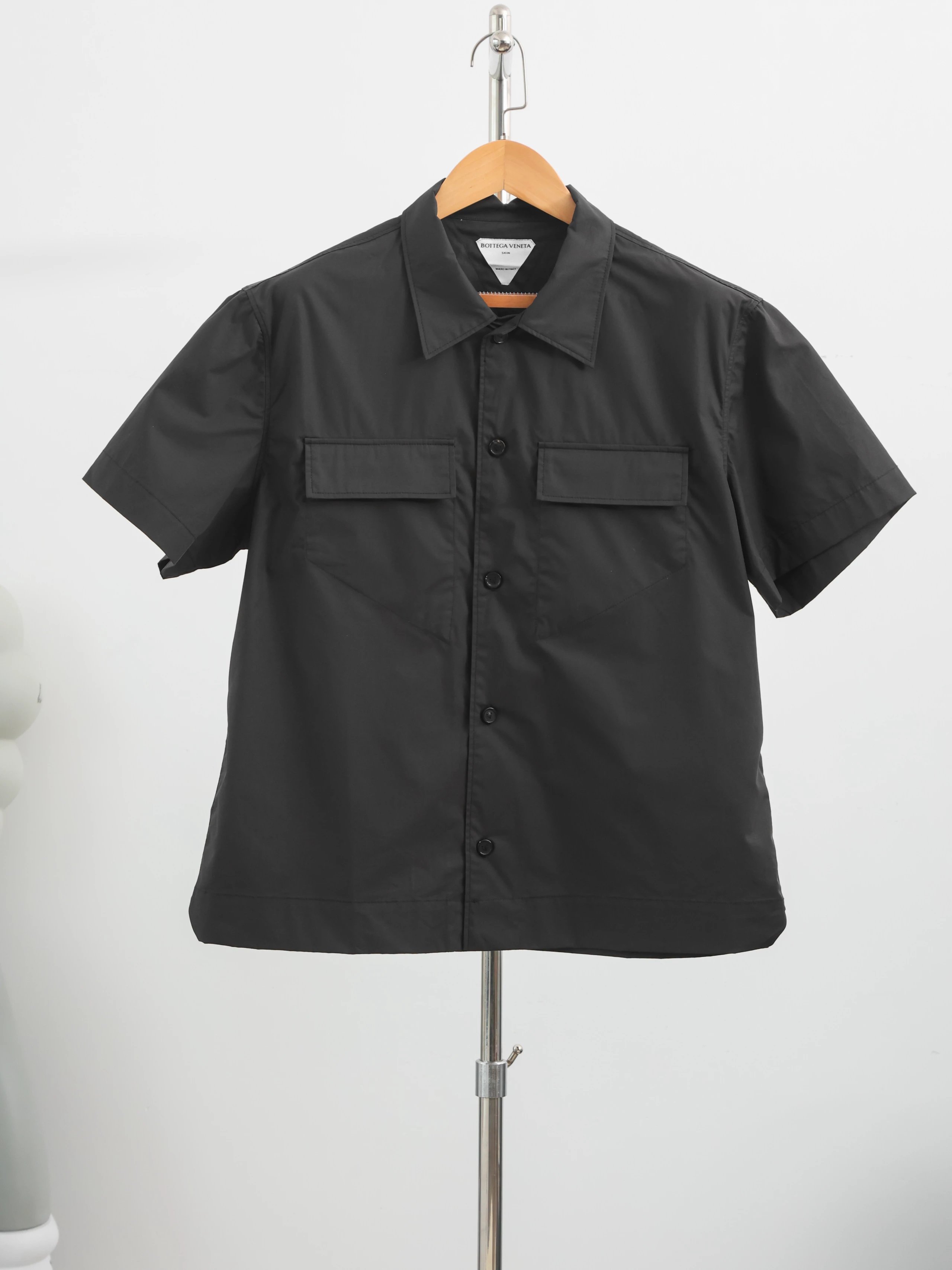Item ID 8215 Botteg@-Veneta-BV-2022ss- Wool blend - workwear short sleeved shirt -