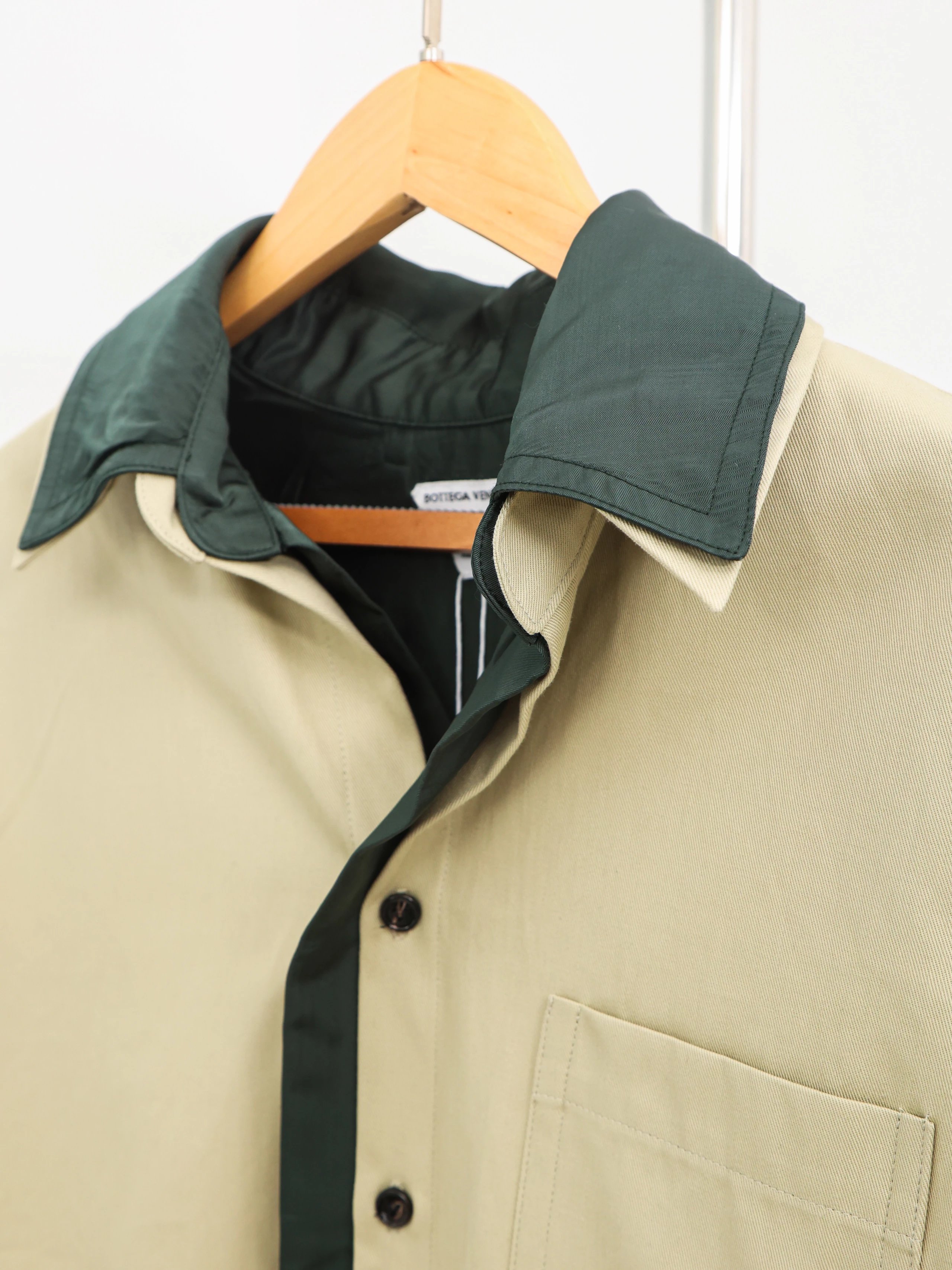 Item ID 8216 Botteg@-Veneta-Bv-2023ss- Really two double layer shirt jackets （ Silk