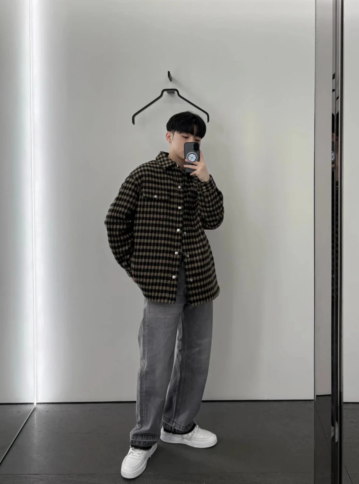 Item ID 8109 CL Celine -SS25-“90% wool blend ”“100% Plaid counterpoint ” Plaid sing