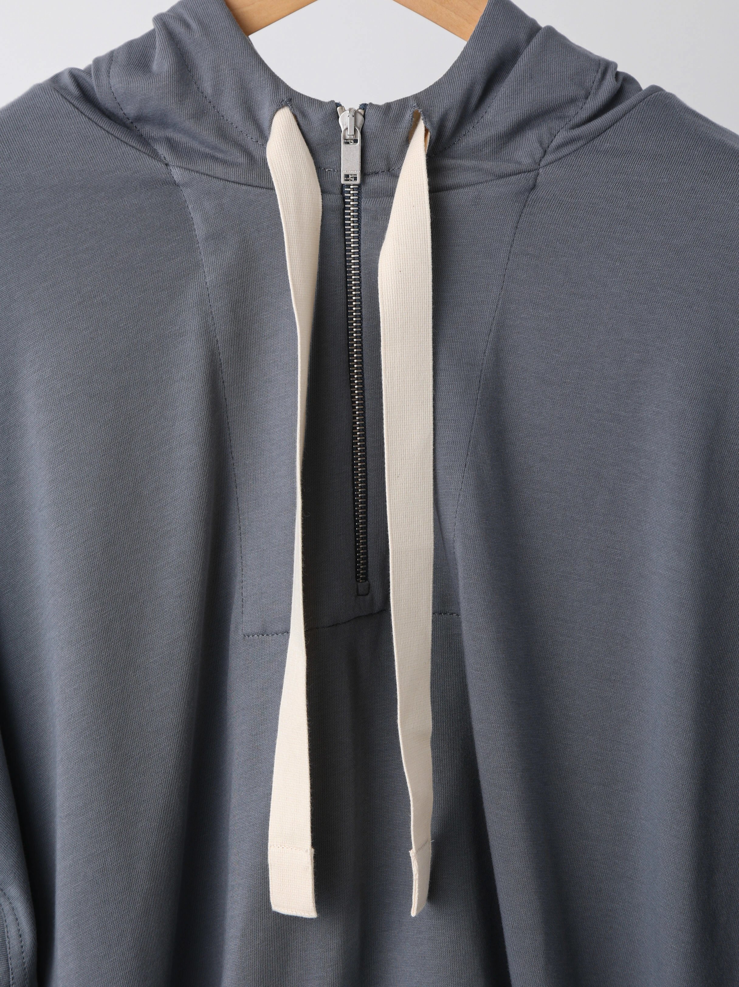 Item ID 8028 Jil-S@nder- gilsanda -2024ss- Half-zip web hoodie -Oversize Version