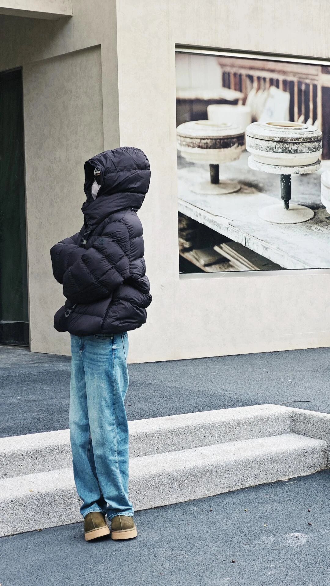 Item ID 8124 M0NCLER- Mengkou -2023ss- Lightweight black warrior down jacket - Remo