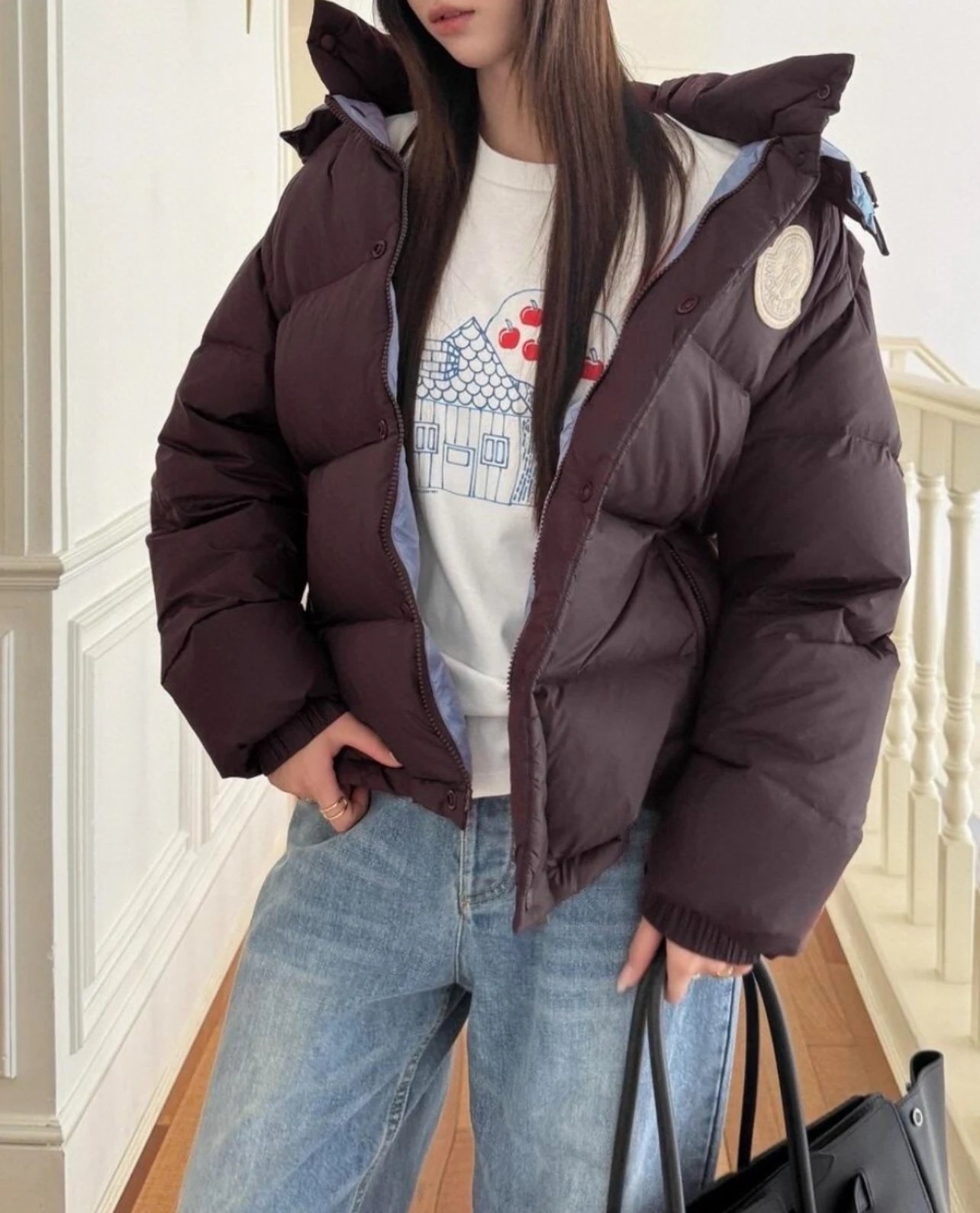 Item ID 8095 -Cyclone series - 2-in-1 detachable design goose down jacket “90 white