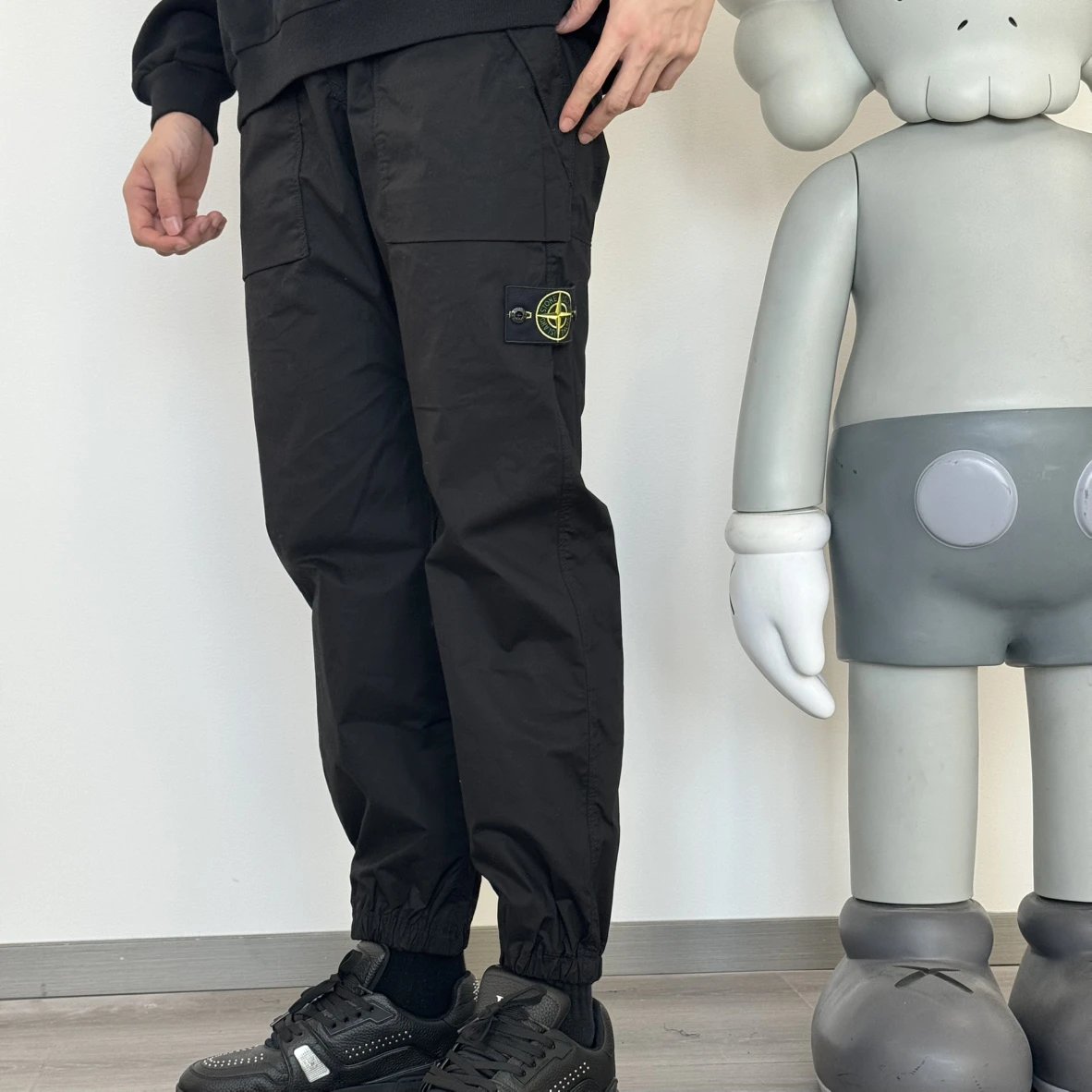 Item ID 8359 STONE1SLAND-SS25 Big pocket badge track pants “ All excipients customi
