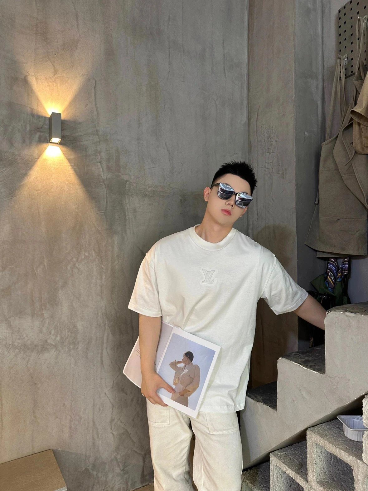 Item ID 8273 Advanced customization -2025ss- 3D embossed short sleeves -32 Double c