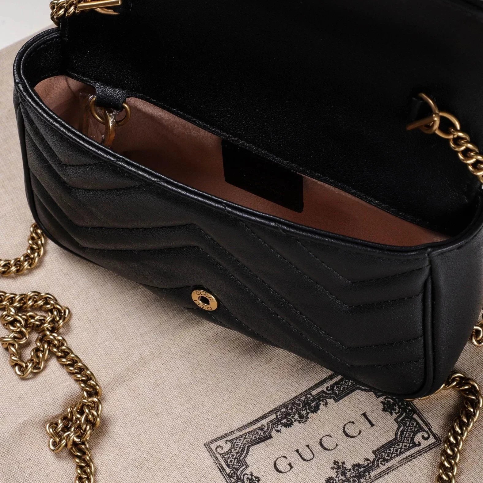 Item ID 8479 GUC- Hot stamping pair Glogo- classic retro mini shoulder bag crossbod