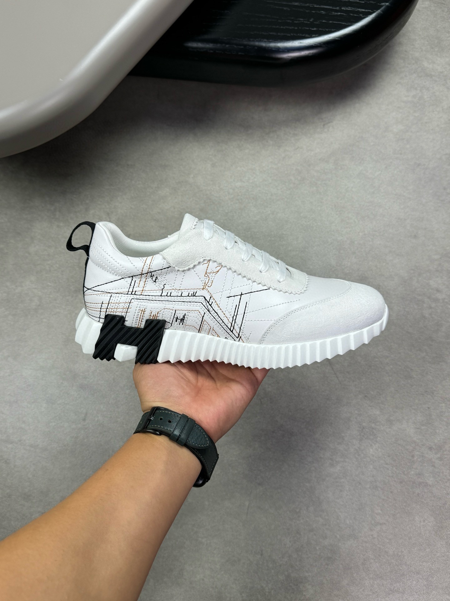 爱马仕反绒皮鞋4色