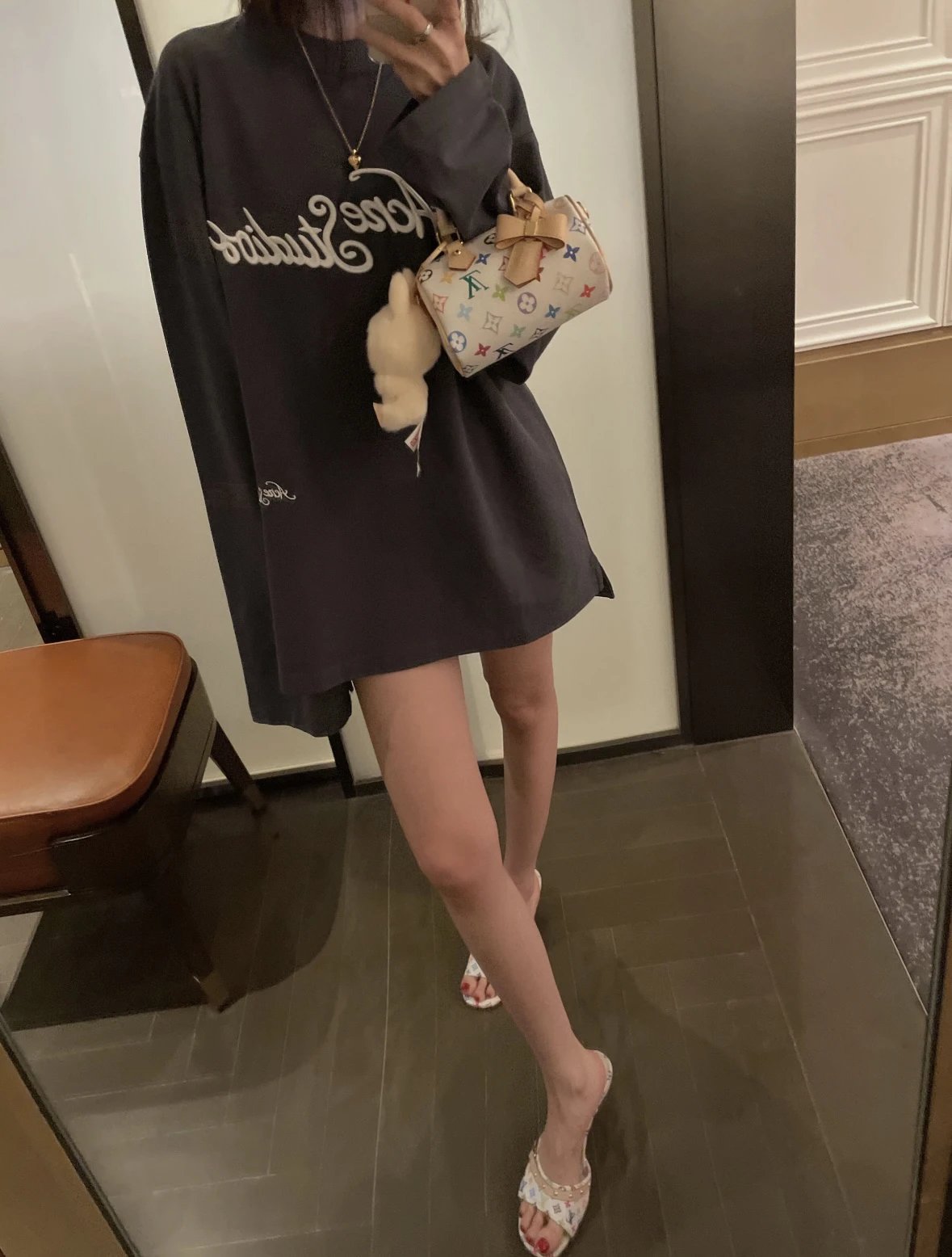 Item ID 8172 Acne _16 count combed cotton single bead ground_ embroidered logo lett