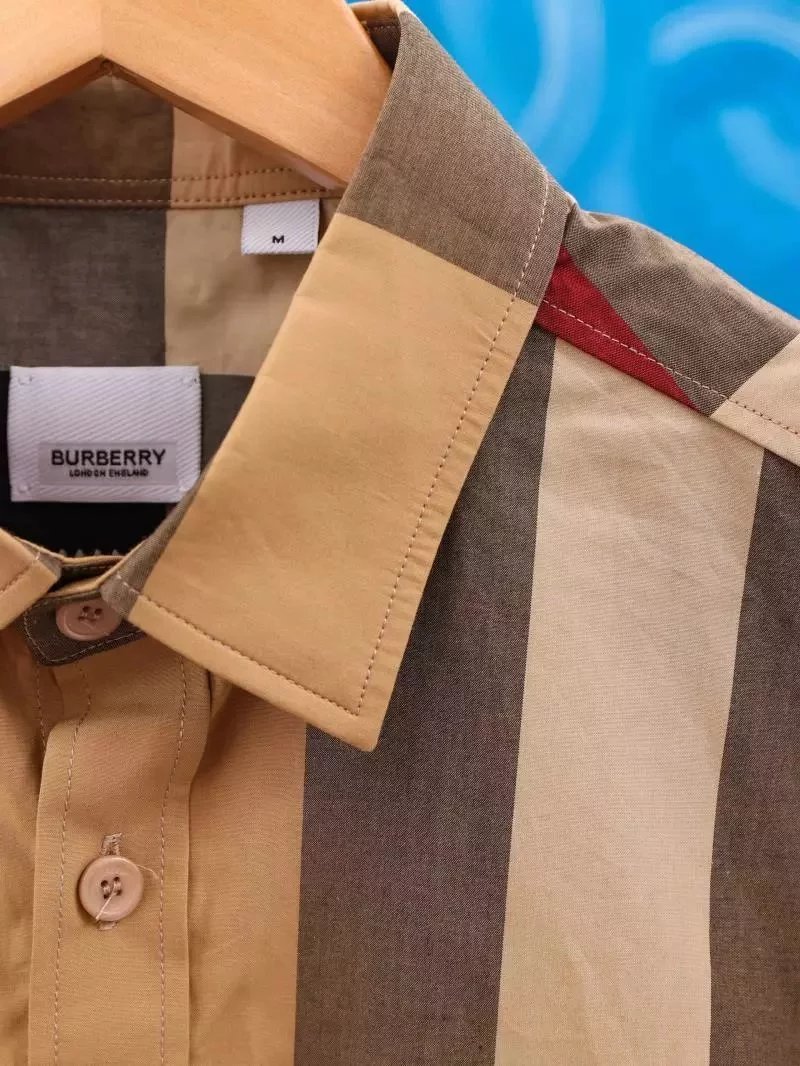 Item ID 8218 BURBERRY- Burberry -23ss- new shirt - large plaid shirt -Vintage long
