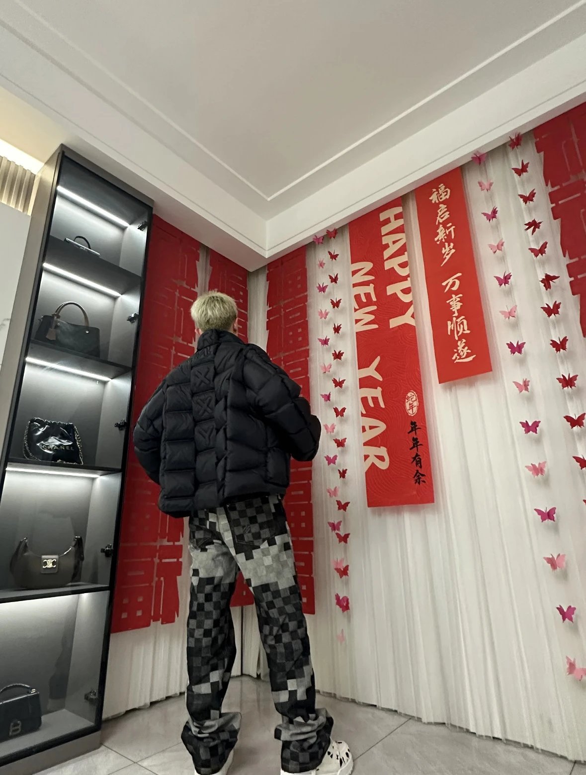 Item ID 8138 vest - long sleeves -Christopher-Raxxy- Joint model - stand collar zip