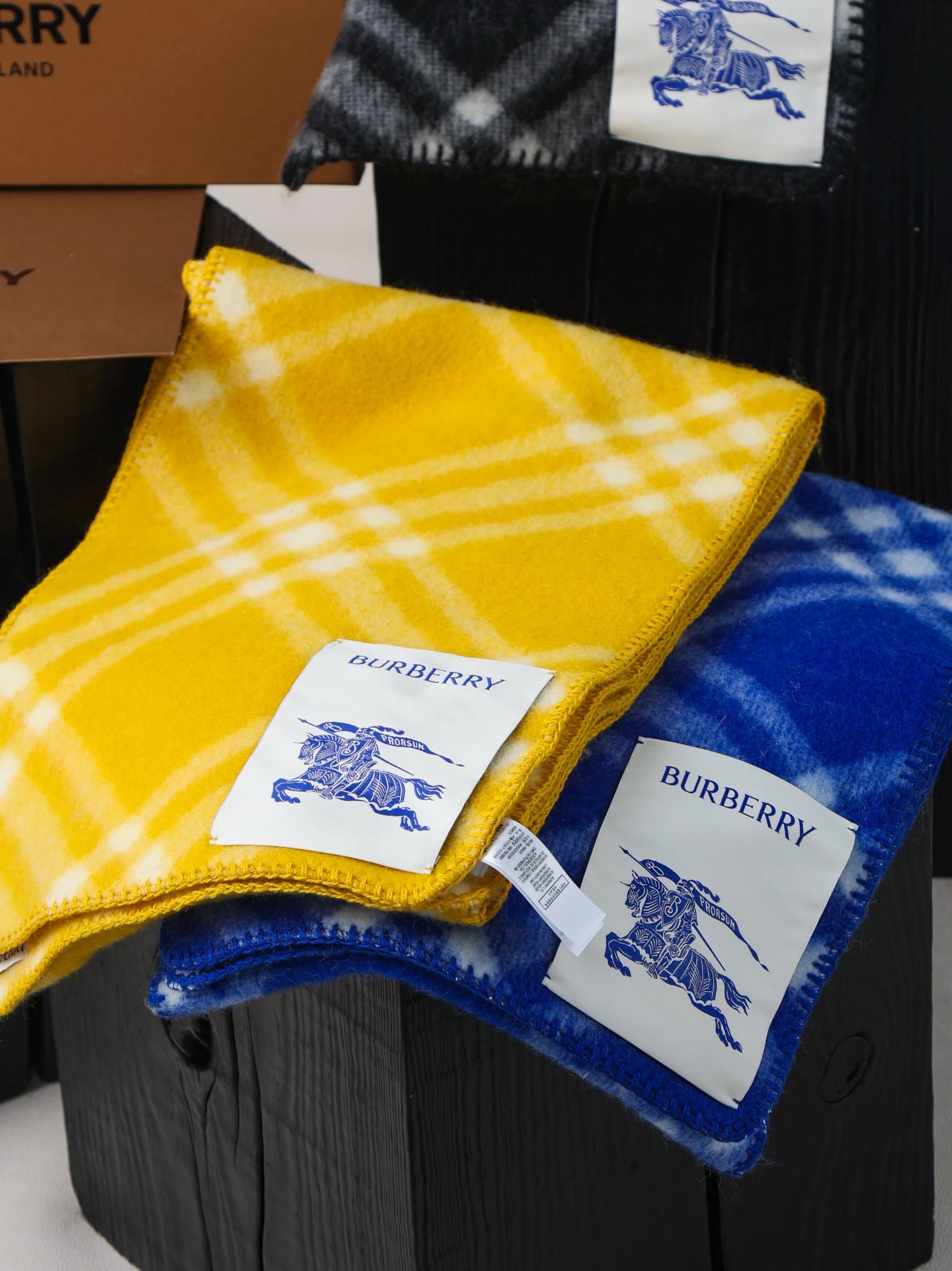 Item ID 8526 Burberr＊-BBR-2024FW New style - twill wool scarf -100% Australian wool