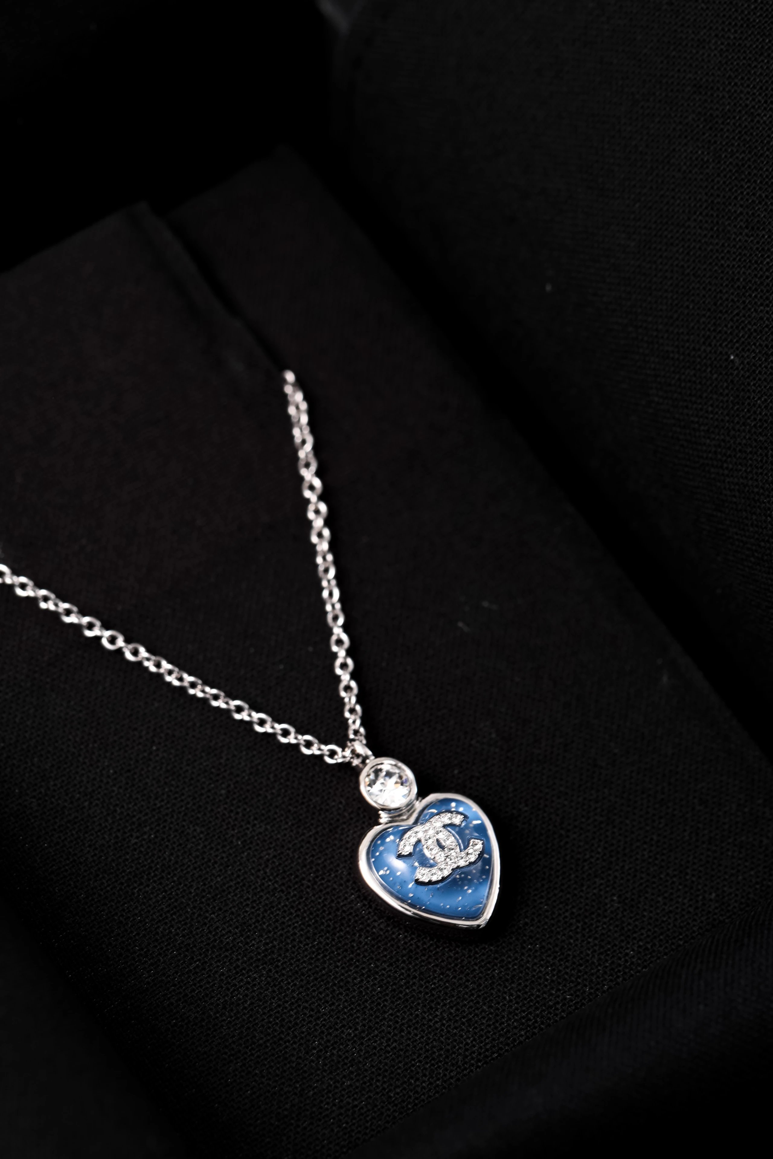 Item ID 8373 CHANE1- Xiaoxiang -2025ss-25P Love series necklace - Metal crystal mat