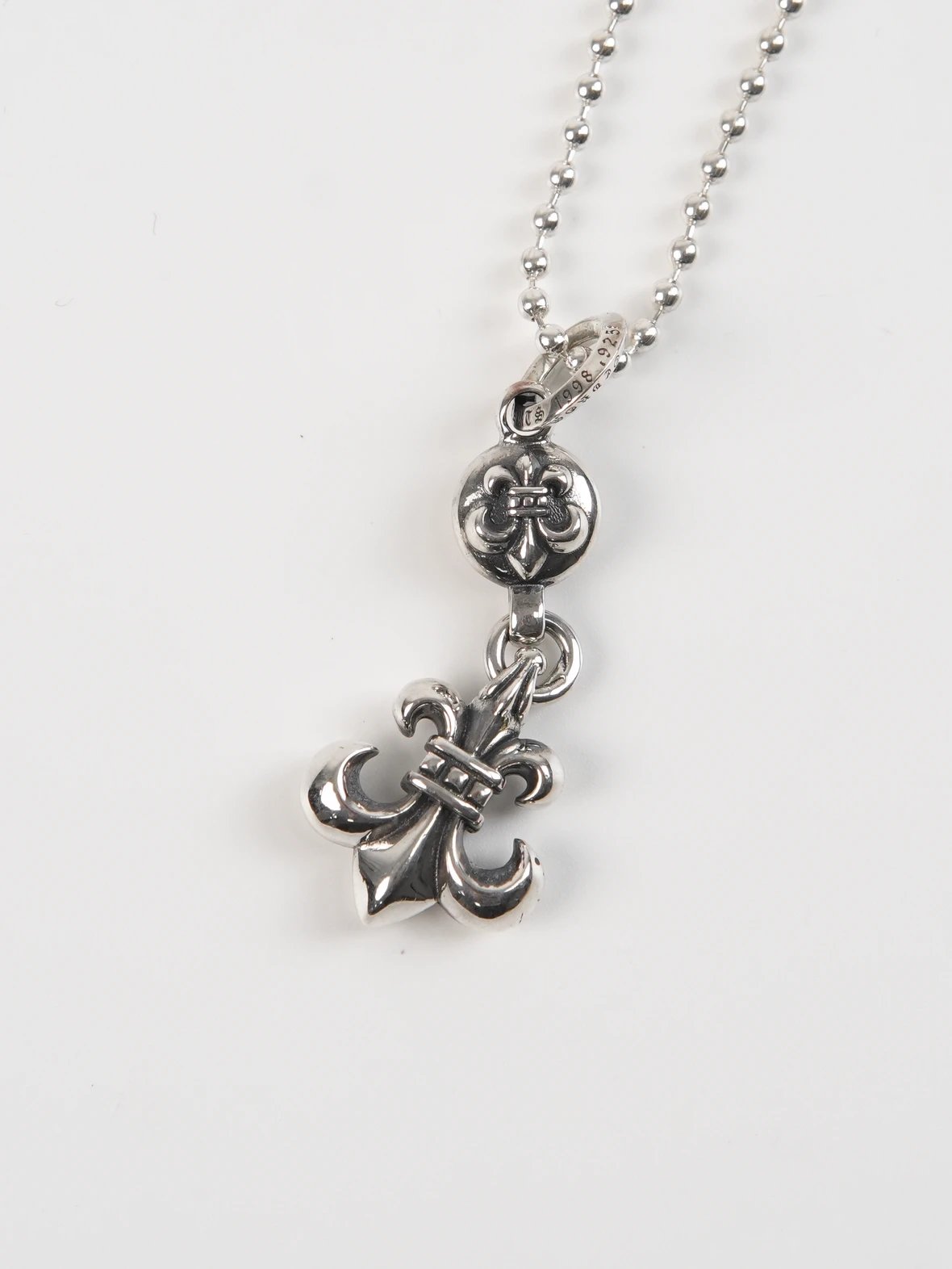 Item ID 8378 Crow heart -“ solid 925 silver ” Basic Scout Flower Single Ball -925 s