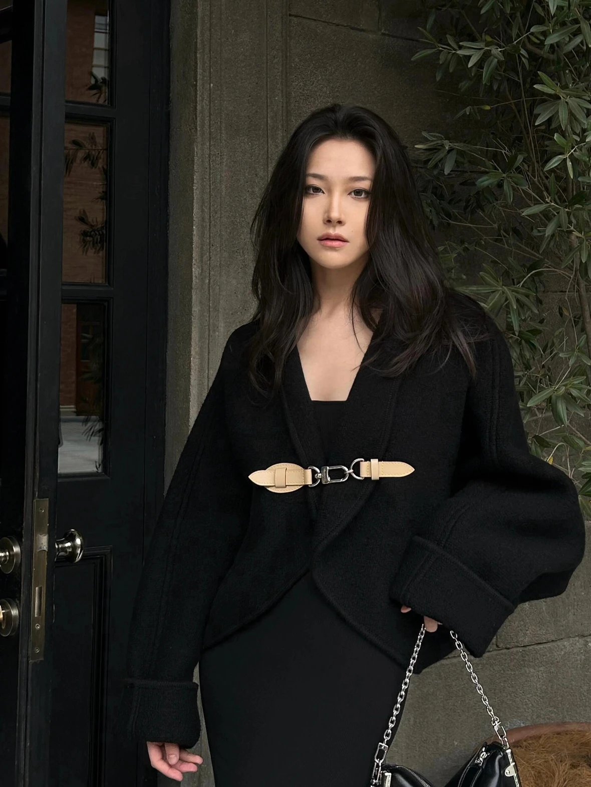 Item ID 8432 Advanced customization -100% calfskin -Slim-Trunk- soft box chain bag